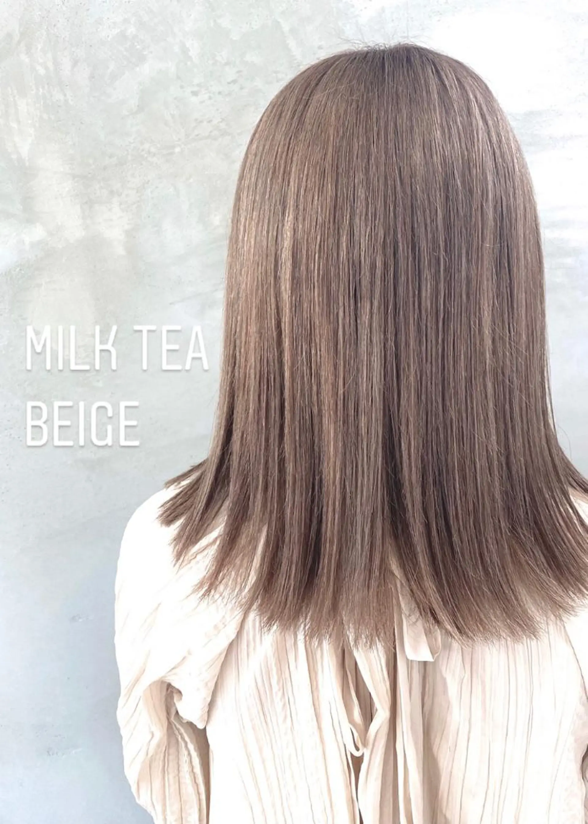 セミロング カラー ベージュカラー ブリーチ 透明感カラー ハイトーンカラー ハイトーンベージュ ヘアカラー トリートメント 🫧透明感カラー🫧 OIKAWAのヘアスタイル