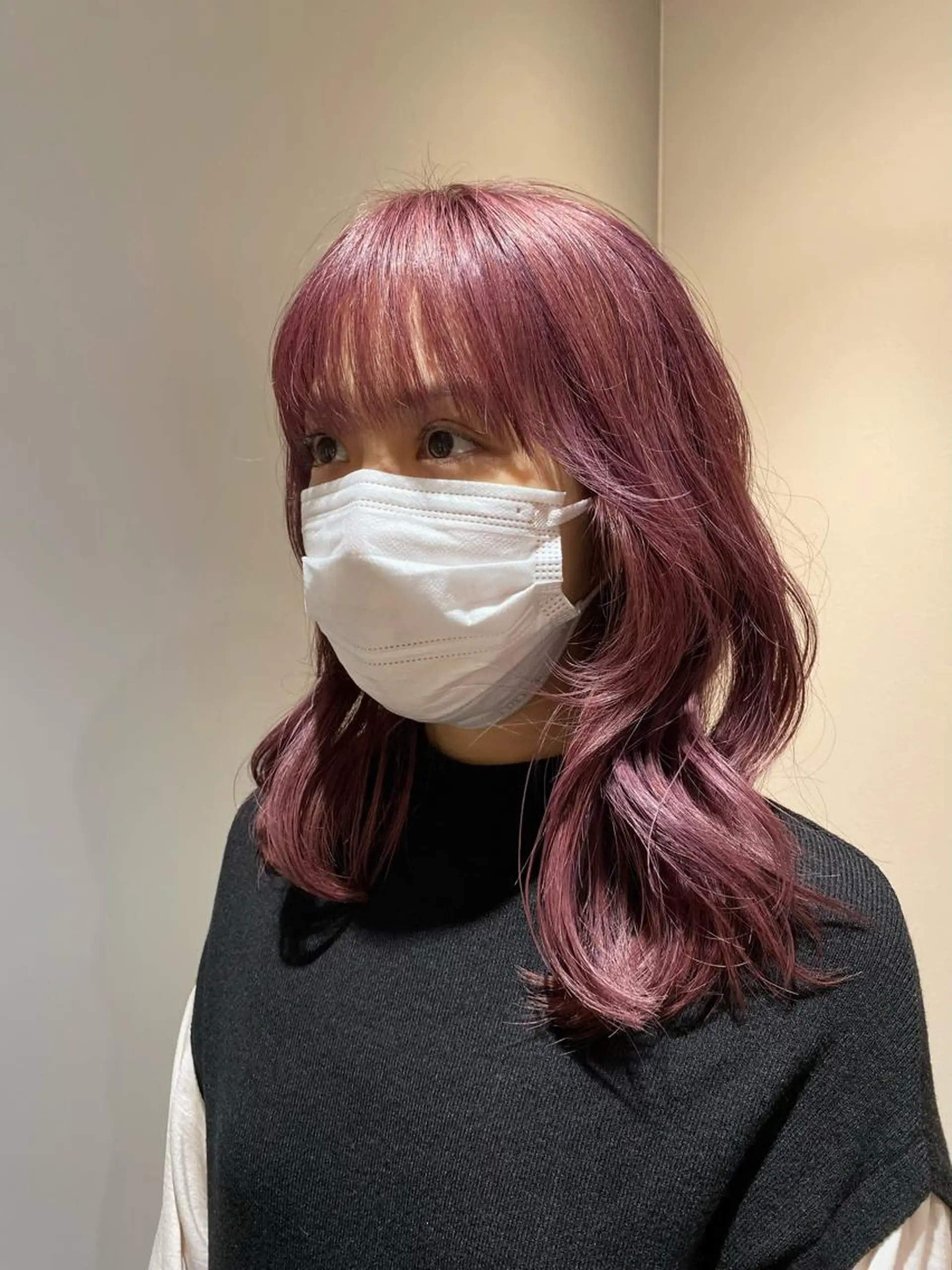 カラー ラベンダーカラー ピンクカラー ピンクラベンダー オスズ 🎀´-のヘアスタイル