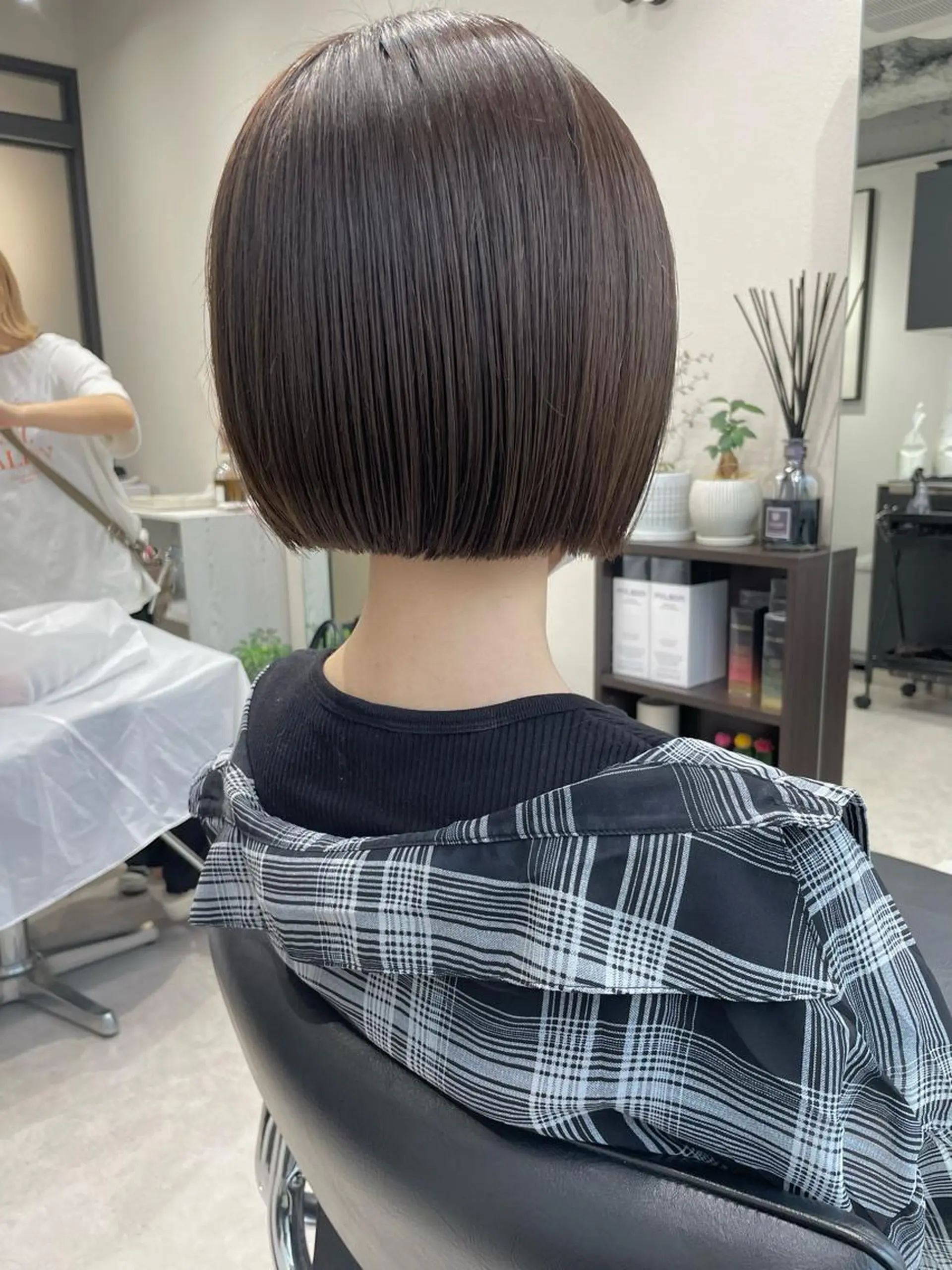 ショート カット ヘアカラー トリートメント 髪質改善will hairdesignのヘアスタイル