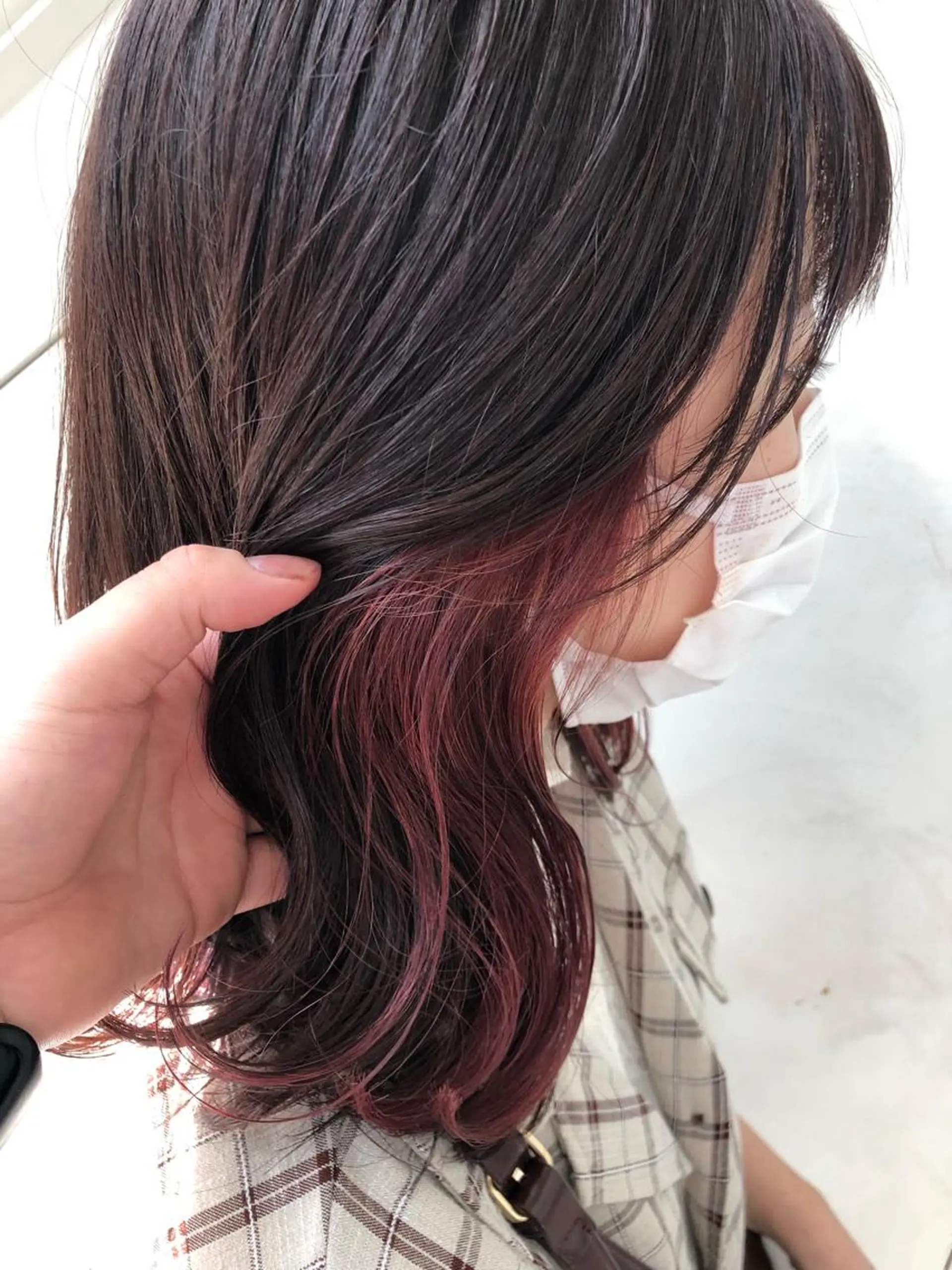 セミロング 韓国🇰🇷ボブ✂︎ レイヤー✂︎三吉明人のヘアスタイル