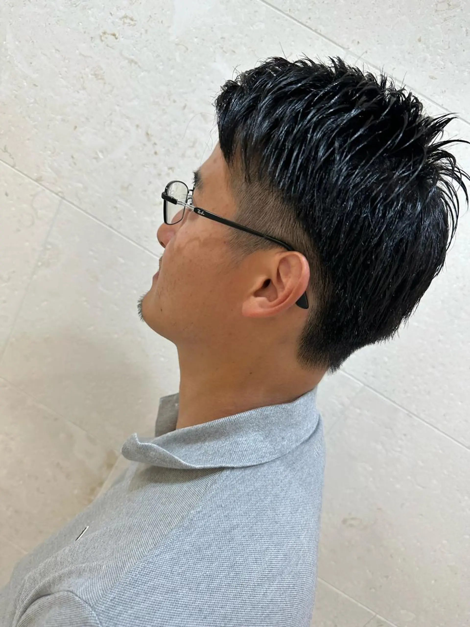 ショート メンズ 安田 柚月のヘアスタイル