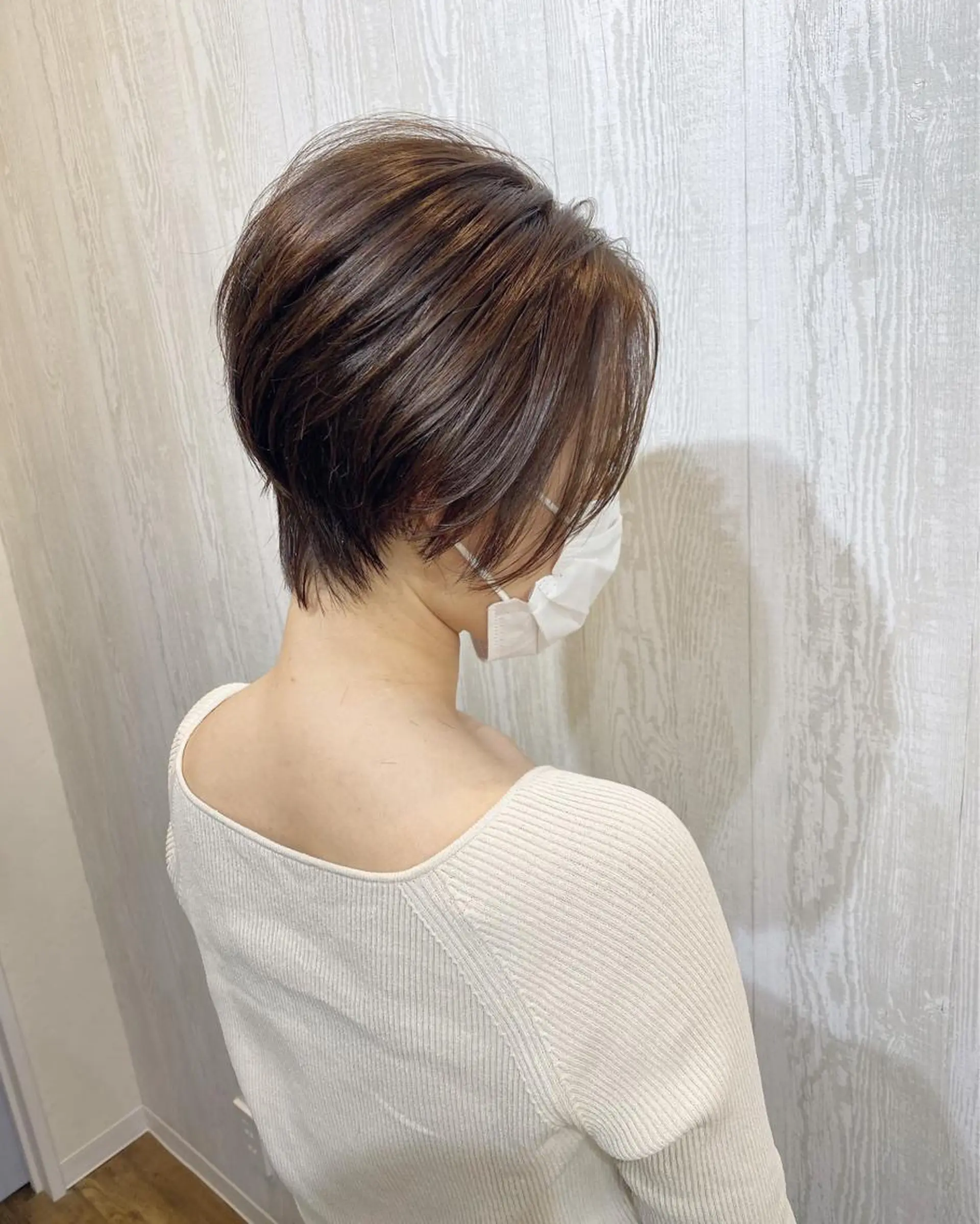 ショート カラー パーマ カット ヘアカラー トリートメント TELA  HAIR 土浦所属・TELA HAIR 副代表　岡田のヘアスタイル