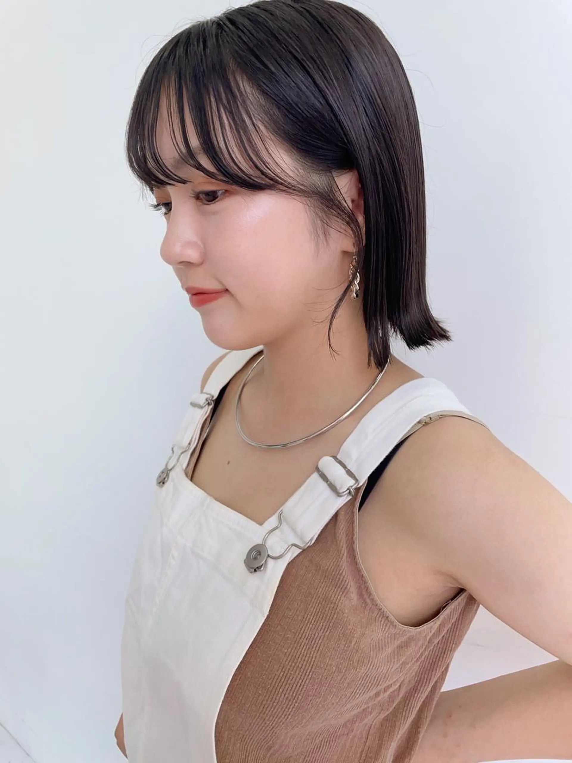 ミディアム カラー パーマ 💖美髪矯正💖 辻未侑のヘアスタイル