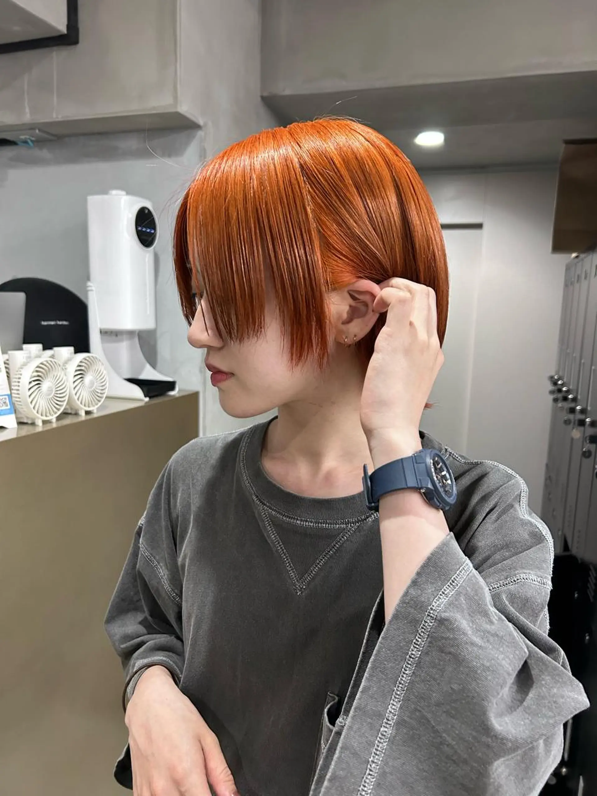 ショート カラー 原田 朱里のヘアスタイル
