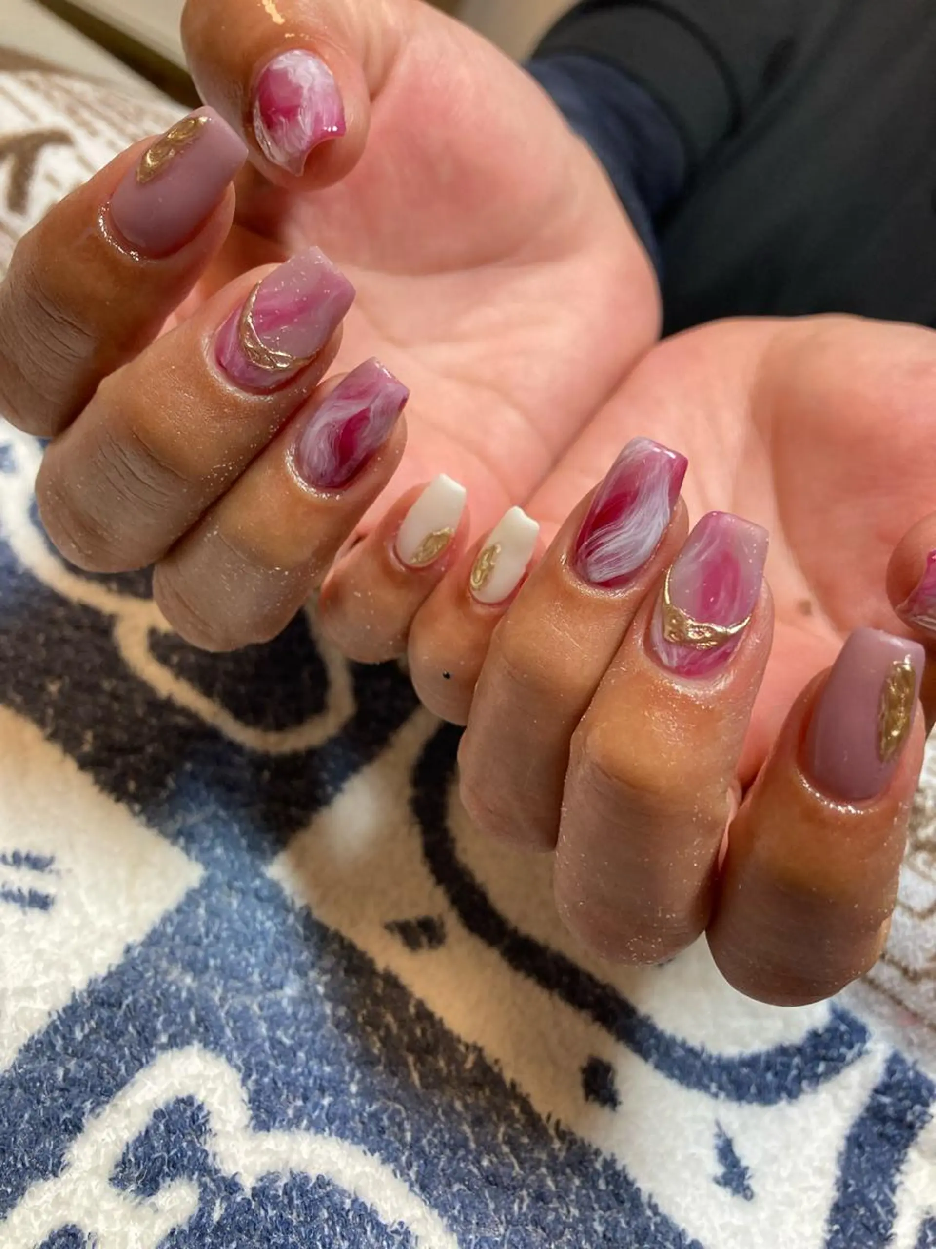 ネイル rukianail 新里のネイルデザイン