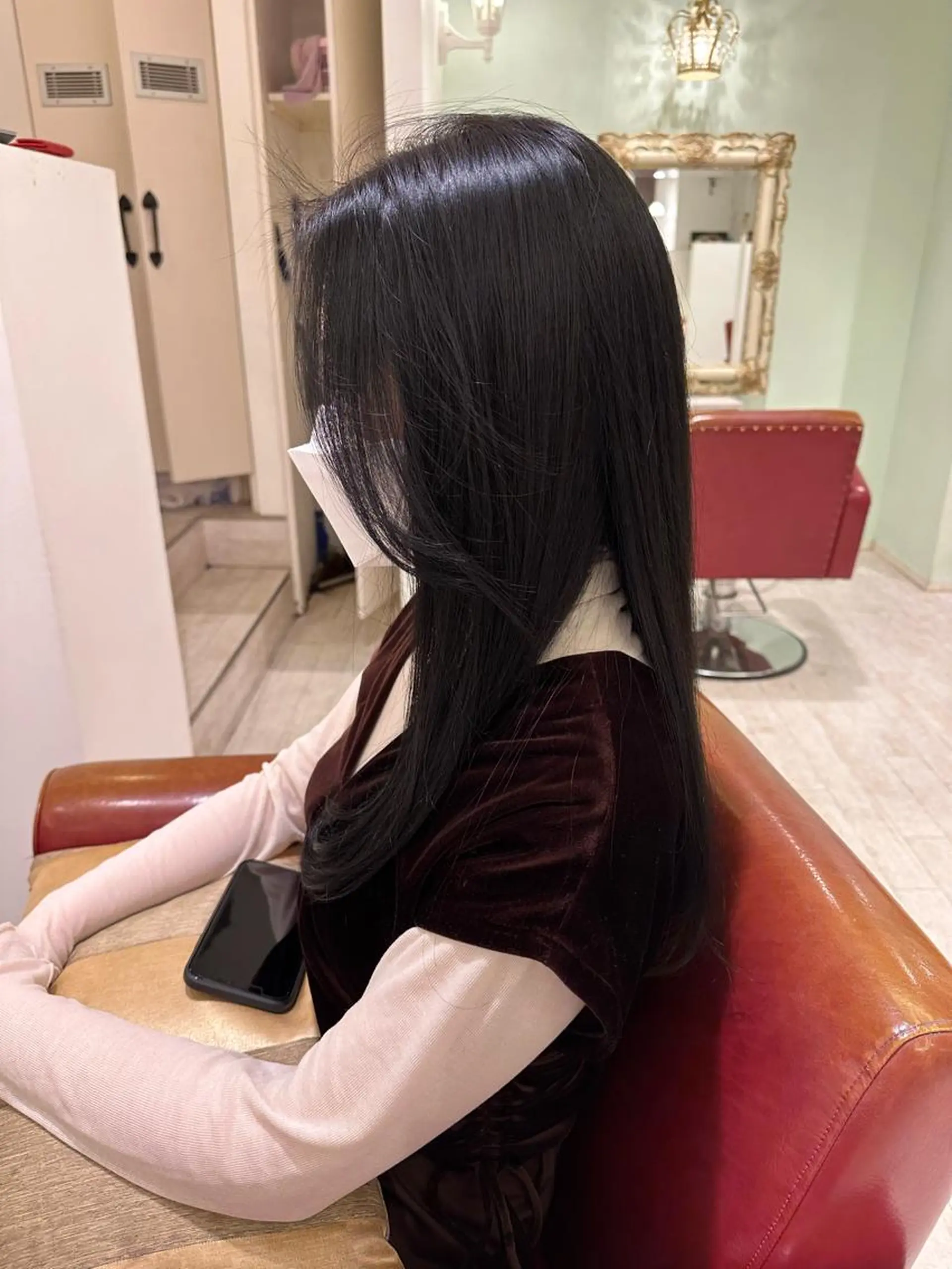 ロング カラー 黒髪 Lita（リタ）所属・十希羽 / Litaのヘアスタイル