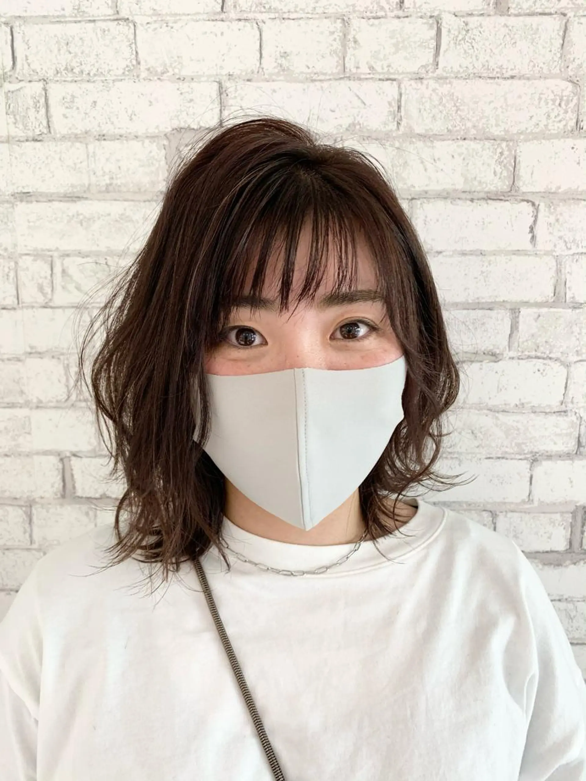 ミディアム ハイライト カット トリートメント 特殊カラー/ブリーチ 道満ゆいなのヘアスタイル