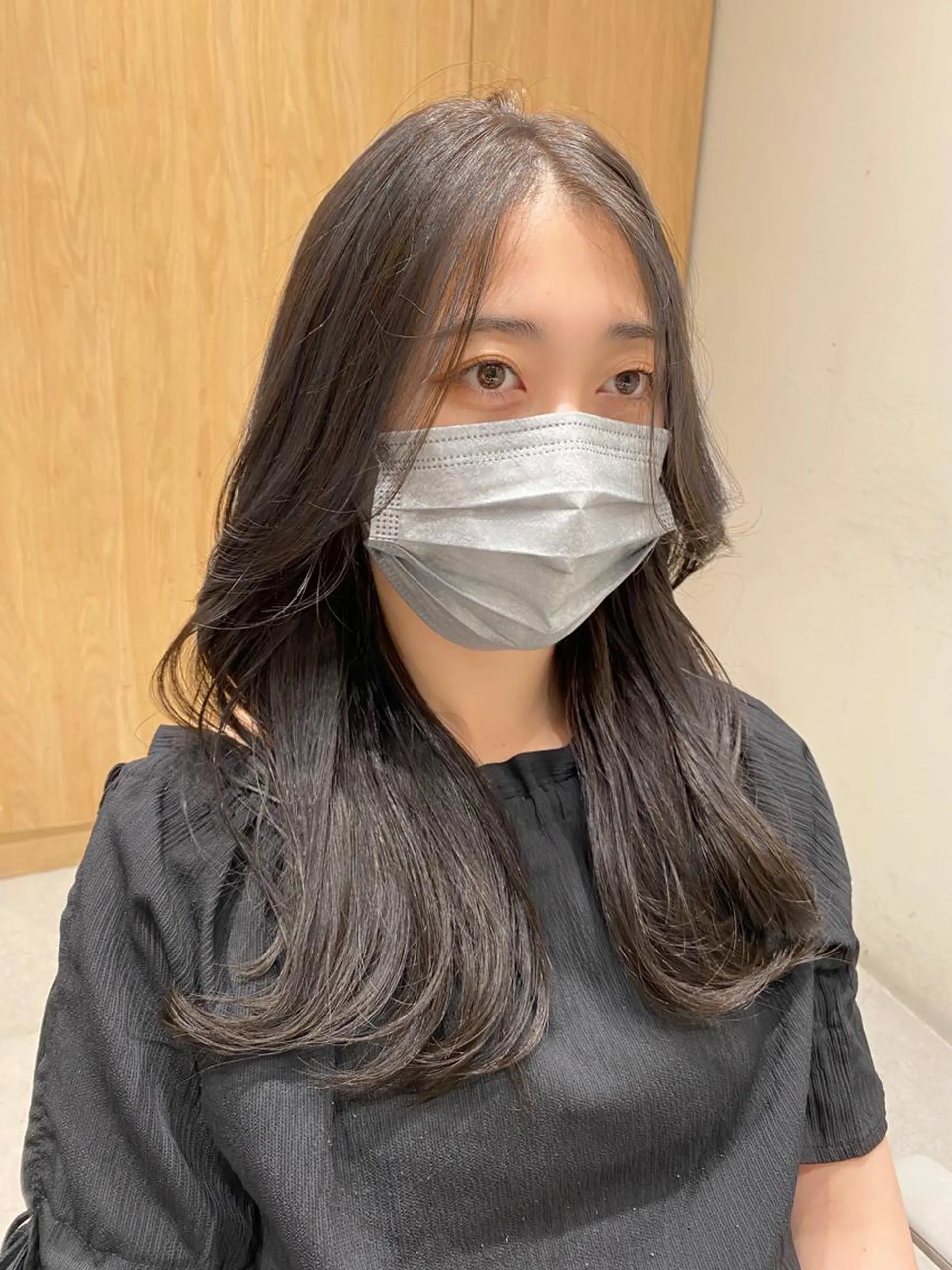 セミロング カラー パーマ ヘアアレンジ カット 小野寺瑞希 /最小顔カットのヘアスタイル