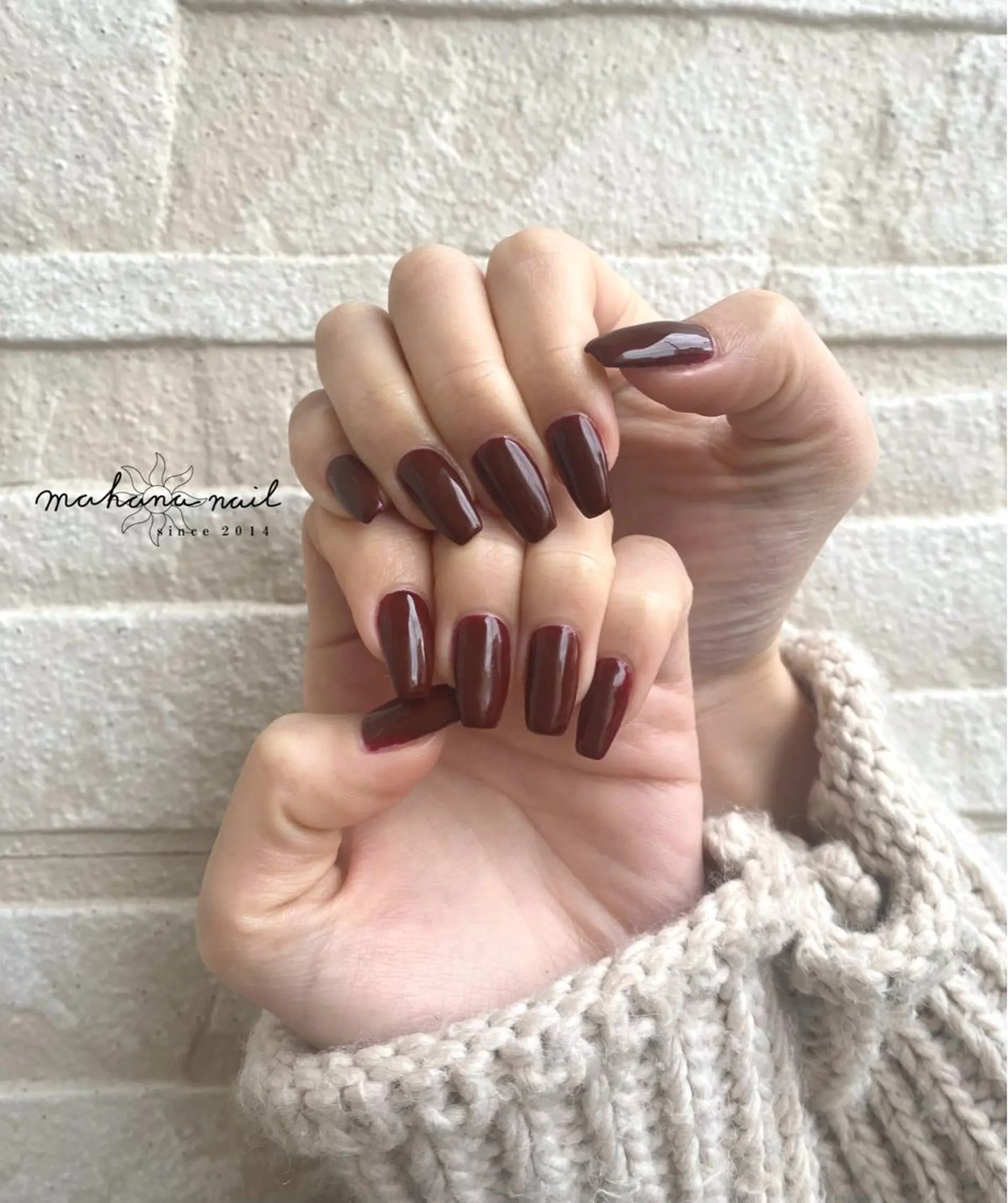 ネイル ワンカラーネイル mahana nailのネイルデザイン