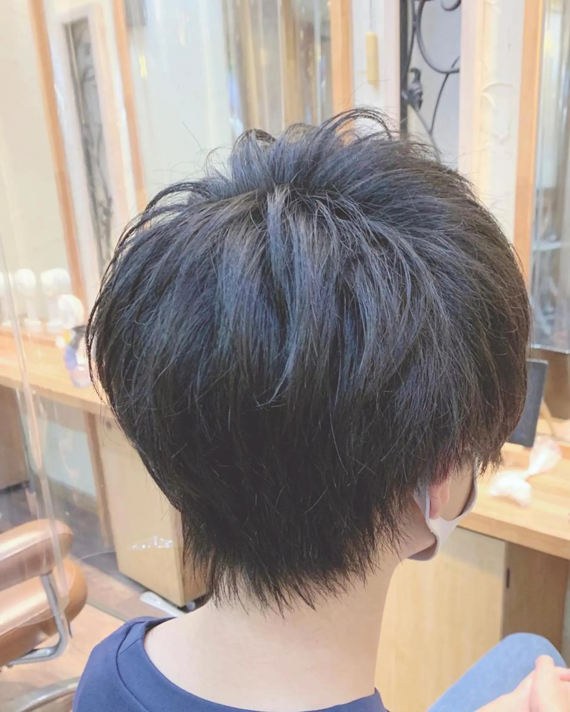 ショート カラー メンズ 学生（メンズ向け） メンズショート 刈り上げ 外国人風カラー 学生 🌿ヤマグチ ユウキ🌿のヘアスタイル