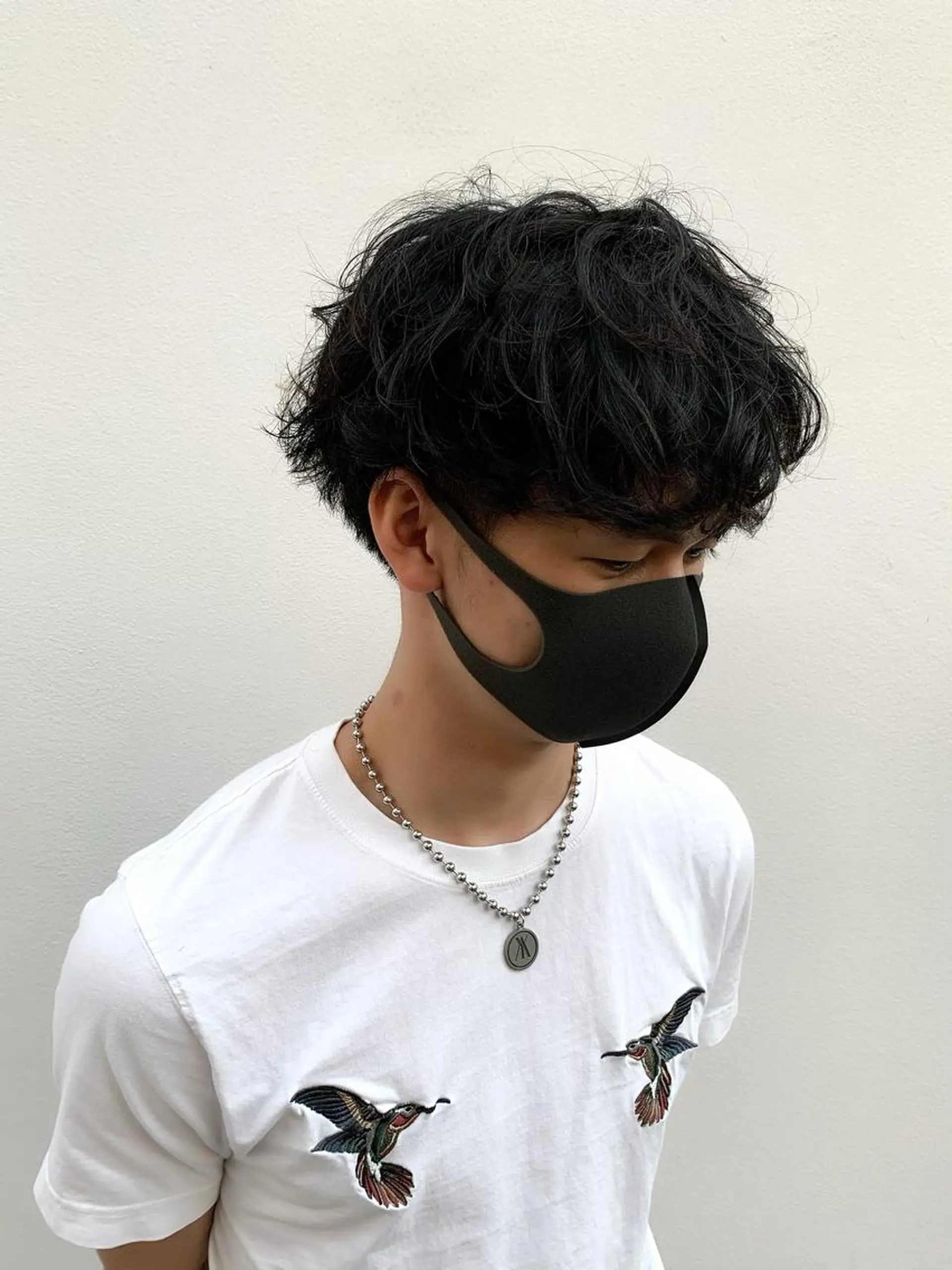 ショート パーマ ヘアアレンジ メンズ カット パーマ トリートメント ヘッドスパ 〽️magico/ ウルフDaiki〽️のヘアスタイル