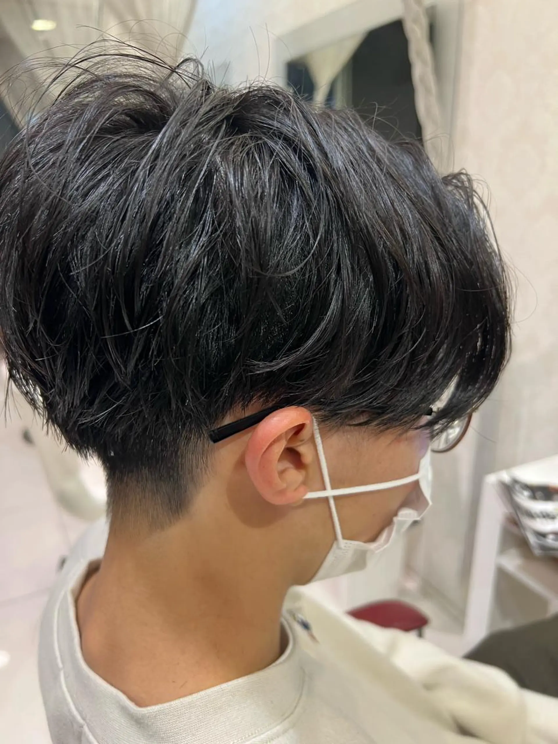 メンズ センターパート カット ヘアセット 古山 侑東 /メンズパーマのヘアスタイル