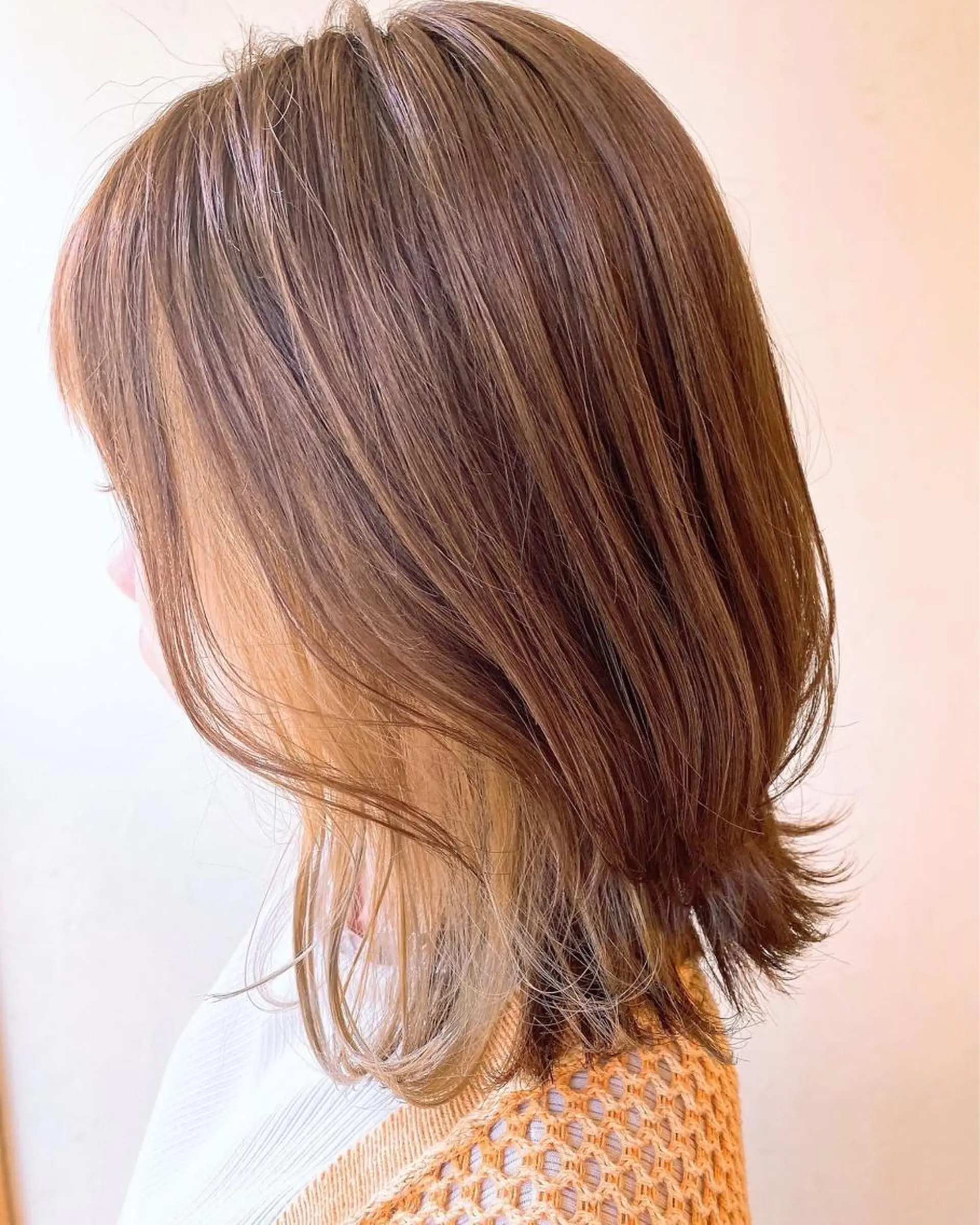 ミディアム カラー The book hand salon所属・伊藤 さやかのヘアスタイル