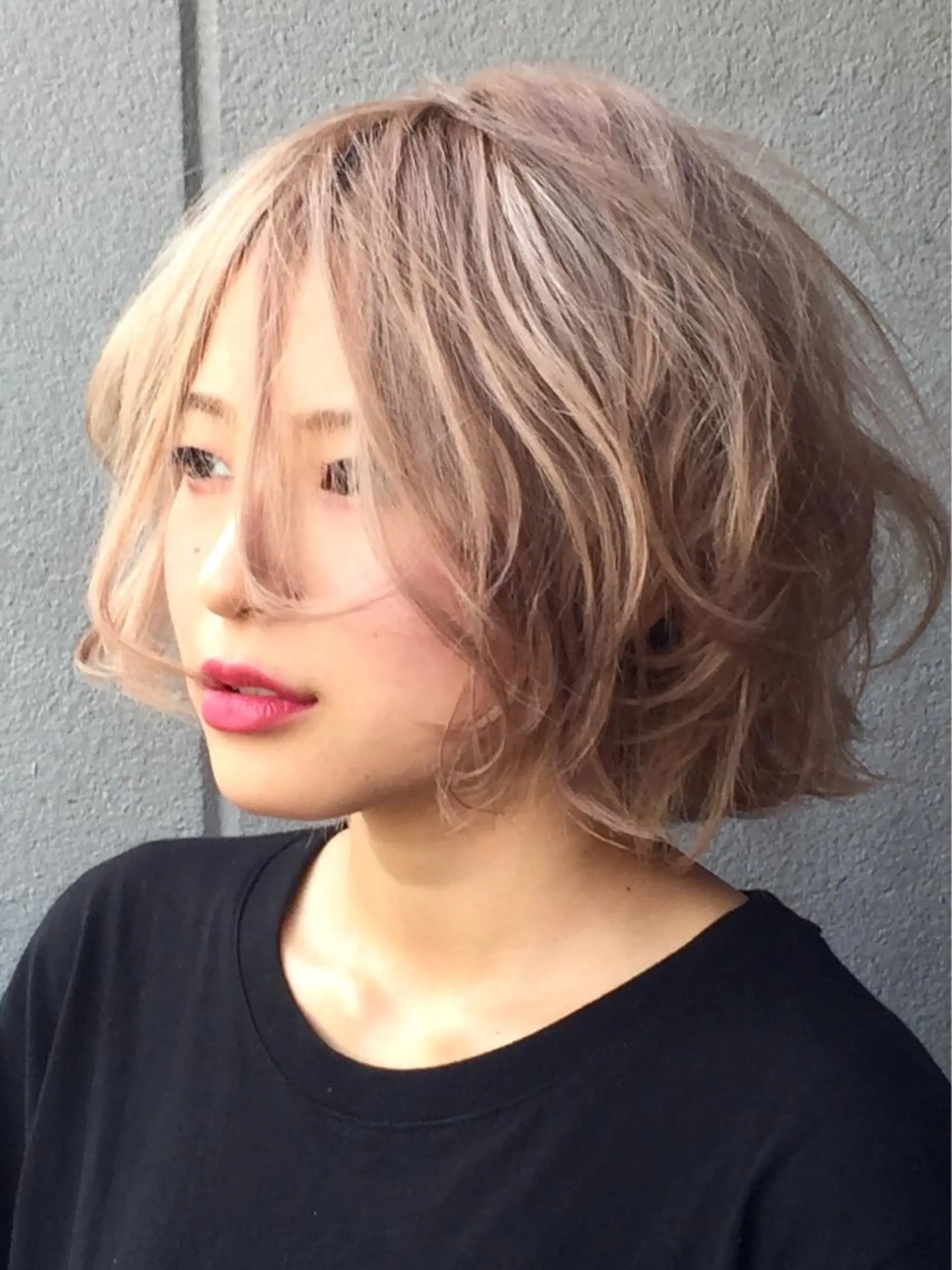 ショート カラー ヘアアレンジ アンドウ ユウ/ レイヤーカット/韓国のヘアスタイル