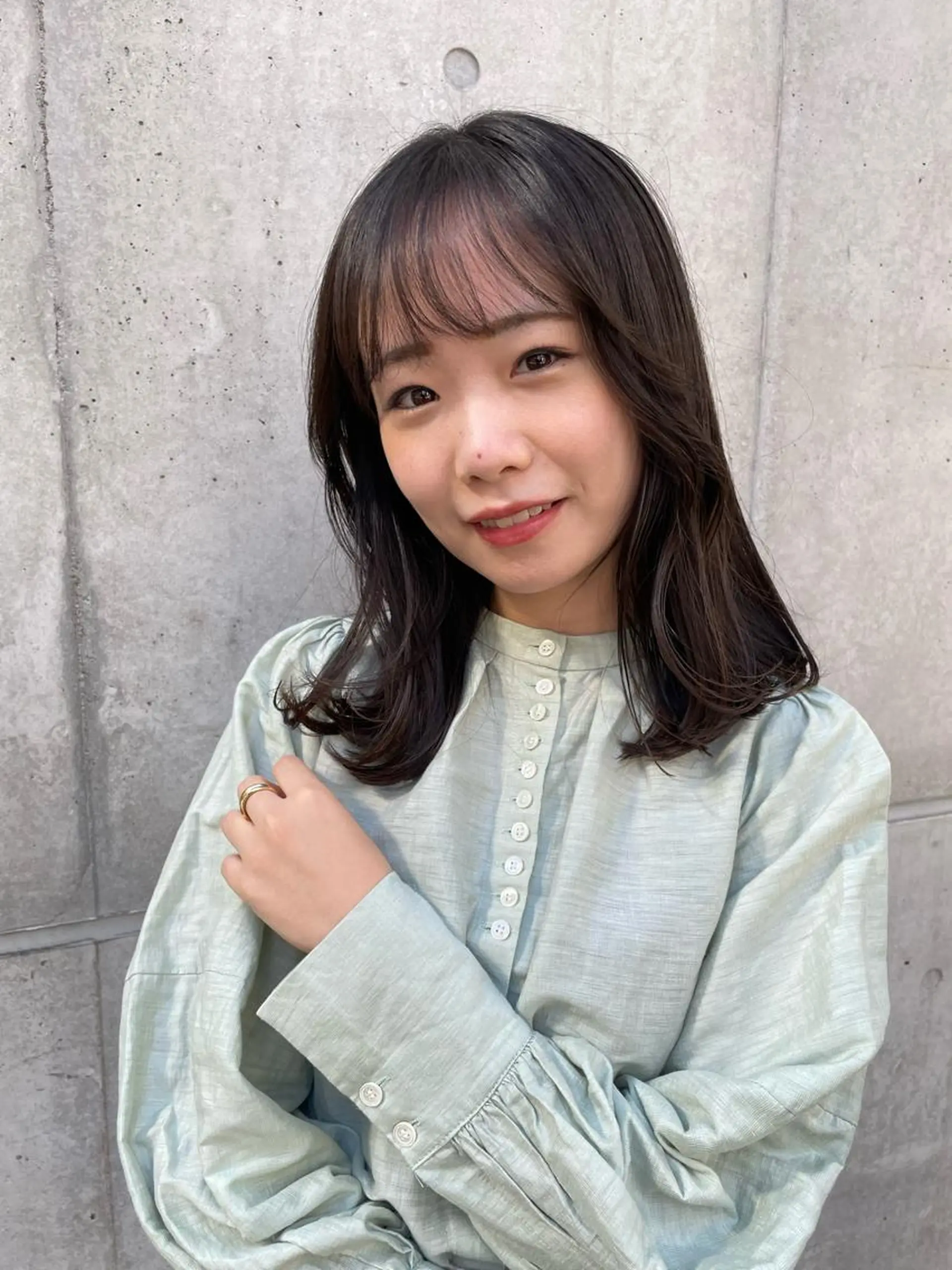 セミロング カラー ツヤ美髪💐 髪質改善/高山愛来のヘアスタイル