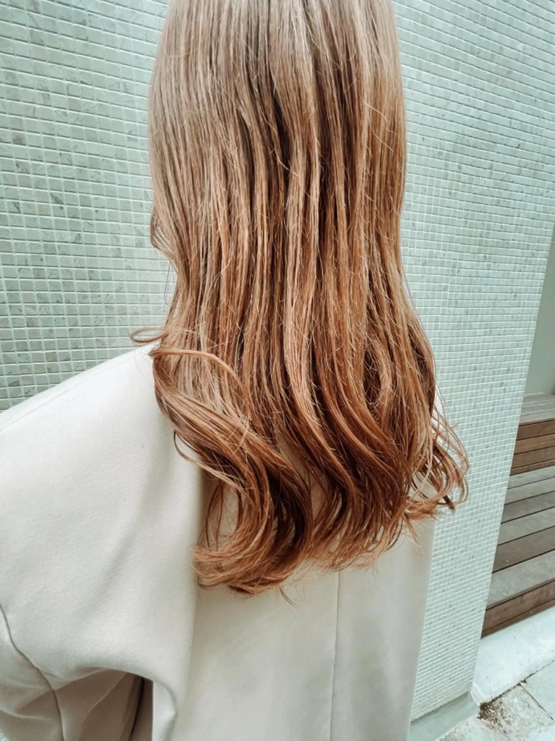 ロング カラー パーマ ヘアカラー トリートメント 🤍FUKUMURA 🤍のヘアスタイル