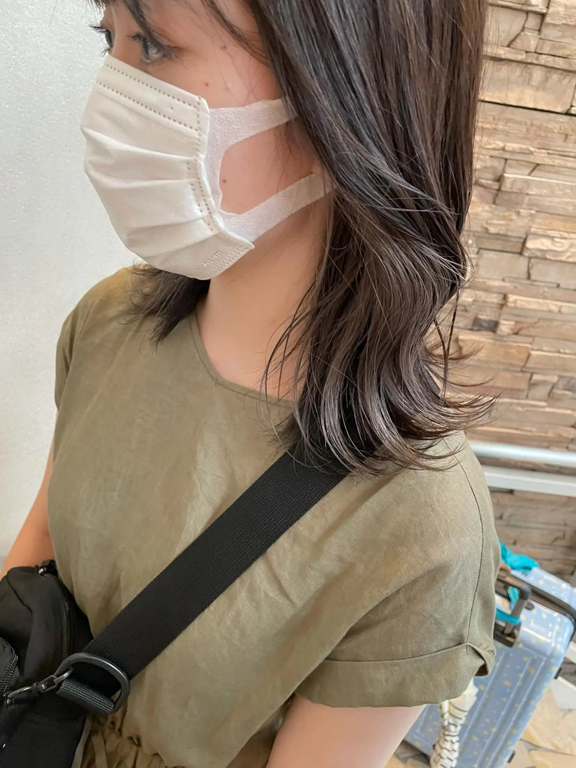 ミディアム カラー ブリーチ シルバー 沖縄/ヘアアレンジ /ナカノのヘアスタイル