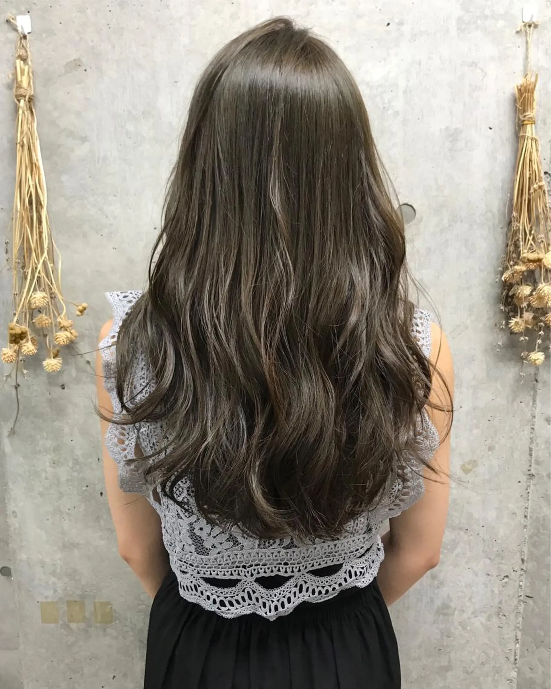 ロング カラー ヘアアレンジ ベージュカラー clan所属・Satsuki ✂︎♡のヘアスタイル