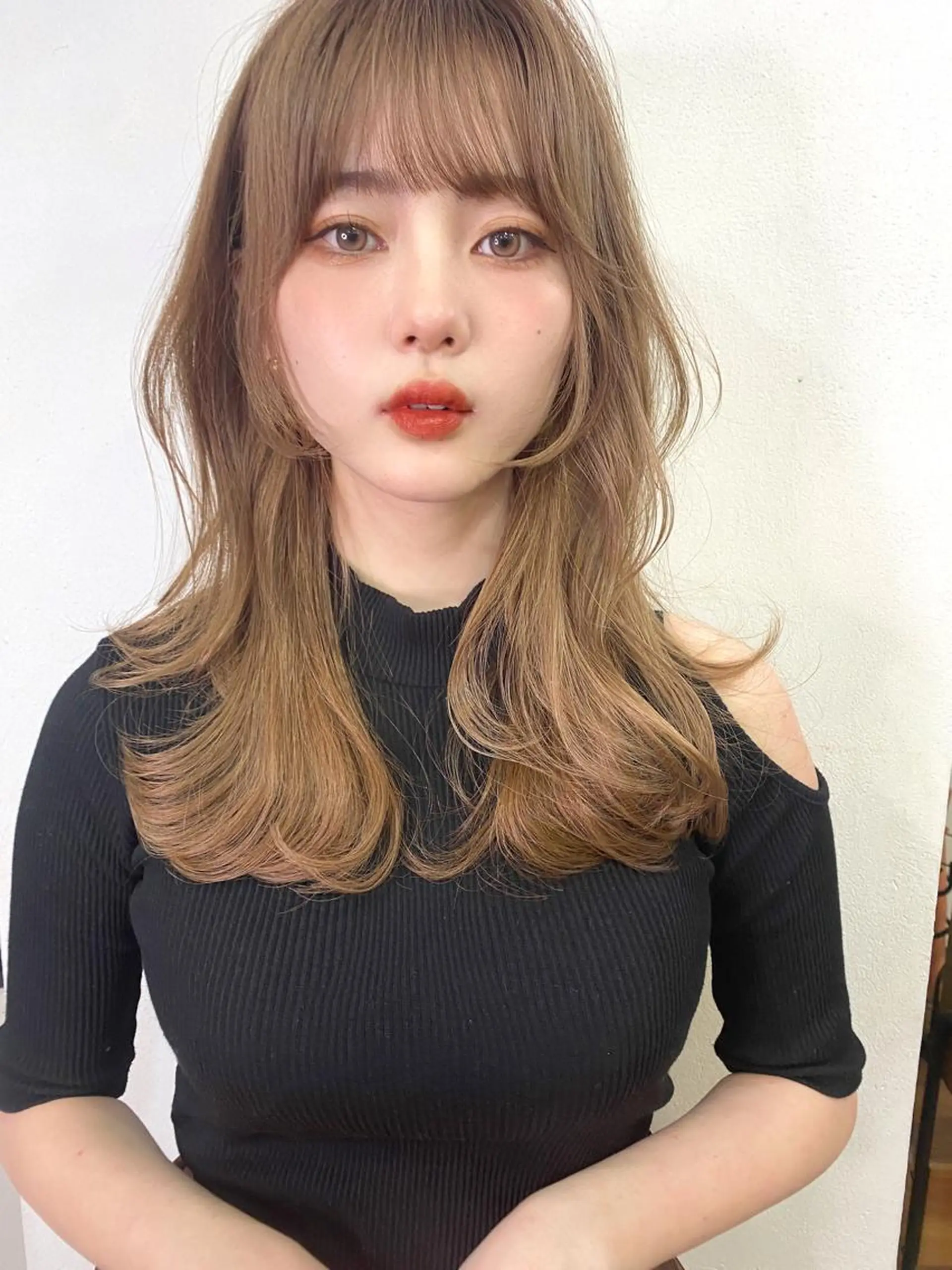 ミディアム カラー 髪質改善 トリートメント SALOWIN吉祥寺suite店所属・似合わせレイヤー 🇰🇷荒木洋文のヘアスタイル