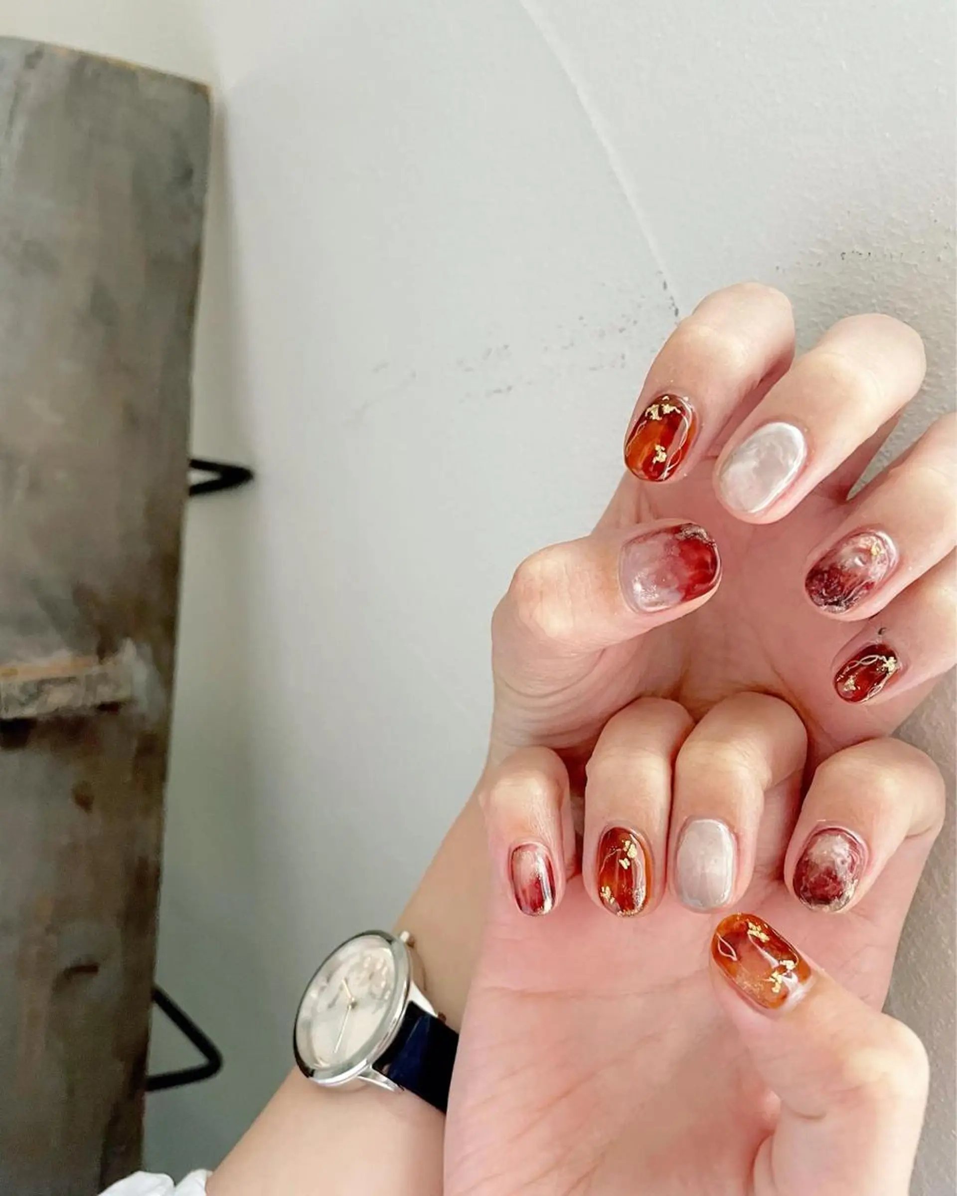 ネイル フットネイル ジェルネイル 韓国ネイル ニュアンスネイル パラジェル 甲府市徳行 🧸prunelleのネイルデザイン