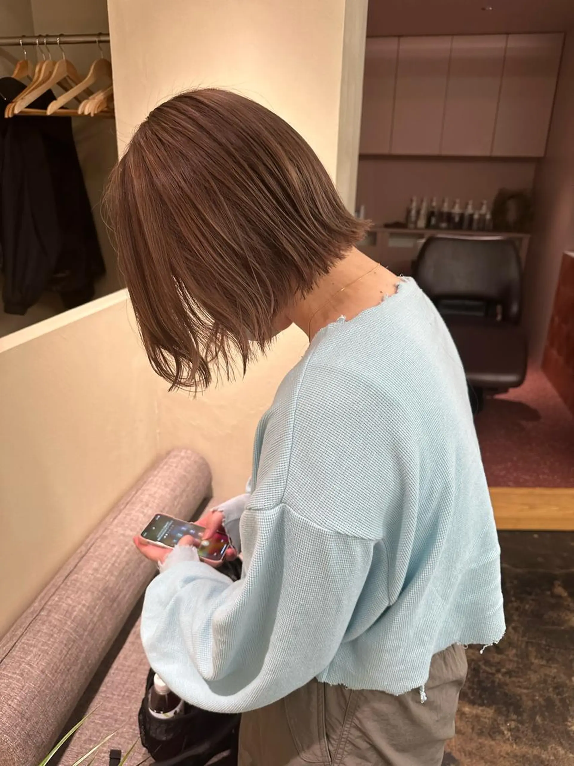 ショート カラー カット ヘアカラー トリートメント yupi🐈‍⬛ レイヤー/パーマのヘアスタイル