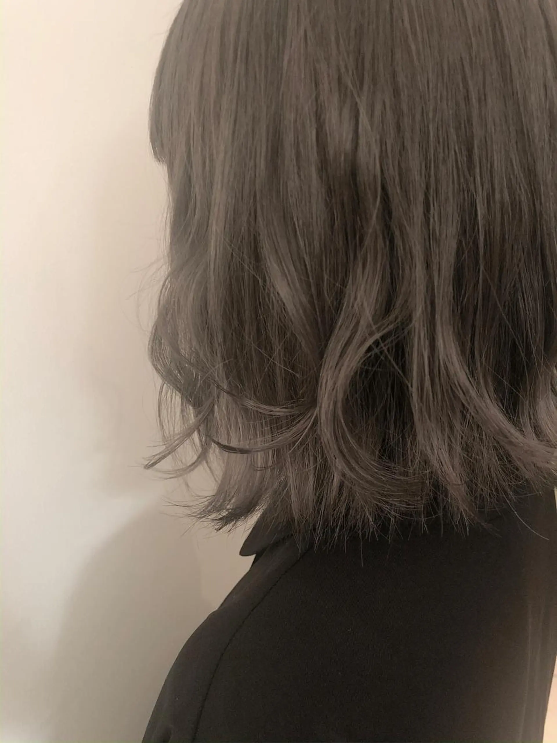 ミディアム カラー ブリーチ ヘアカラー トリートメント 韓国hair ·͜· watanabeのヘアスタイル