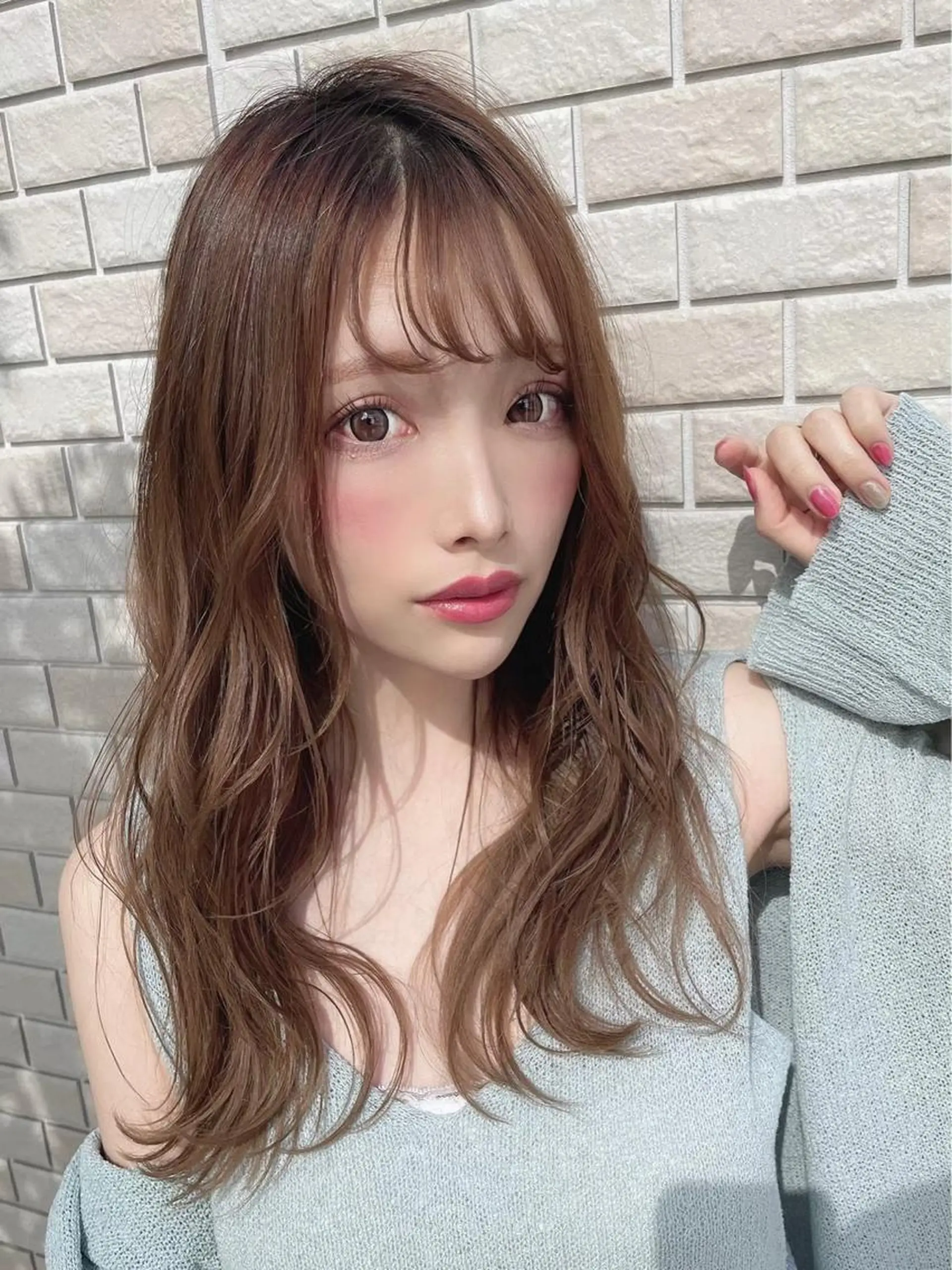 ロング カラー バレイヤージュ ブリーチ ケアブリーチ ダブルカラー ハイライトカラー 美髪/カラー 美容院🌈渡辺隼也のヘアスタイル