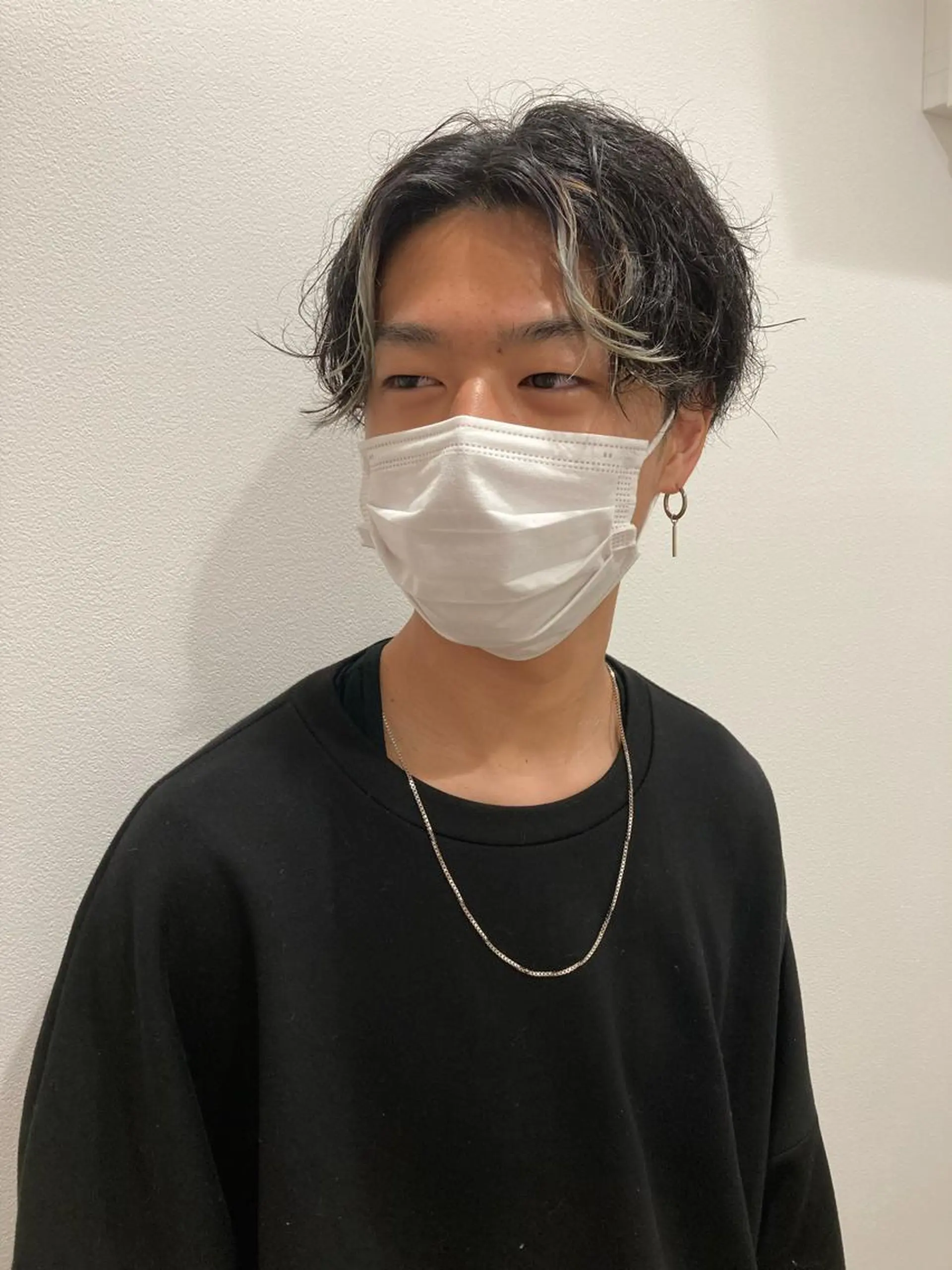 カラー パーマ メンズ LIVEIL所属・リベイルけんた モデル募集のヘアスタイル