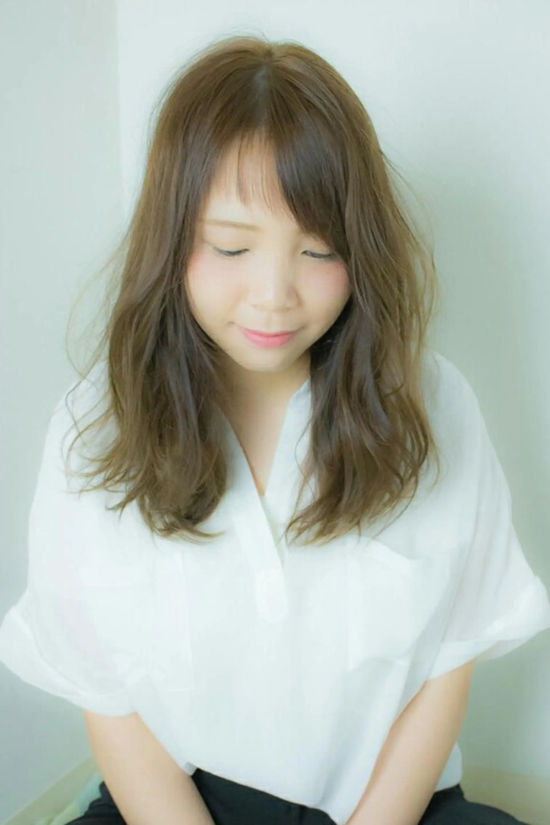 セミロング カラー Aｎ Hair 所属・しらはま ようこのヘアスタイル