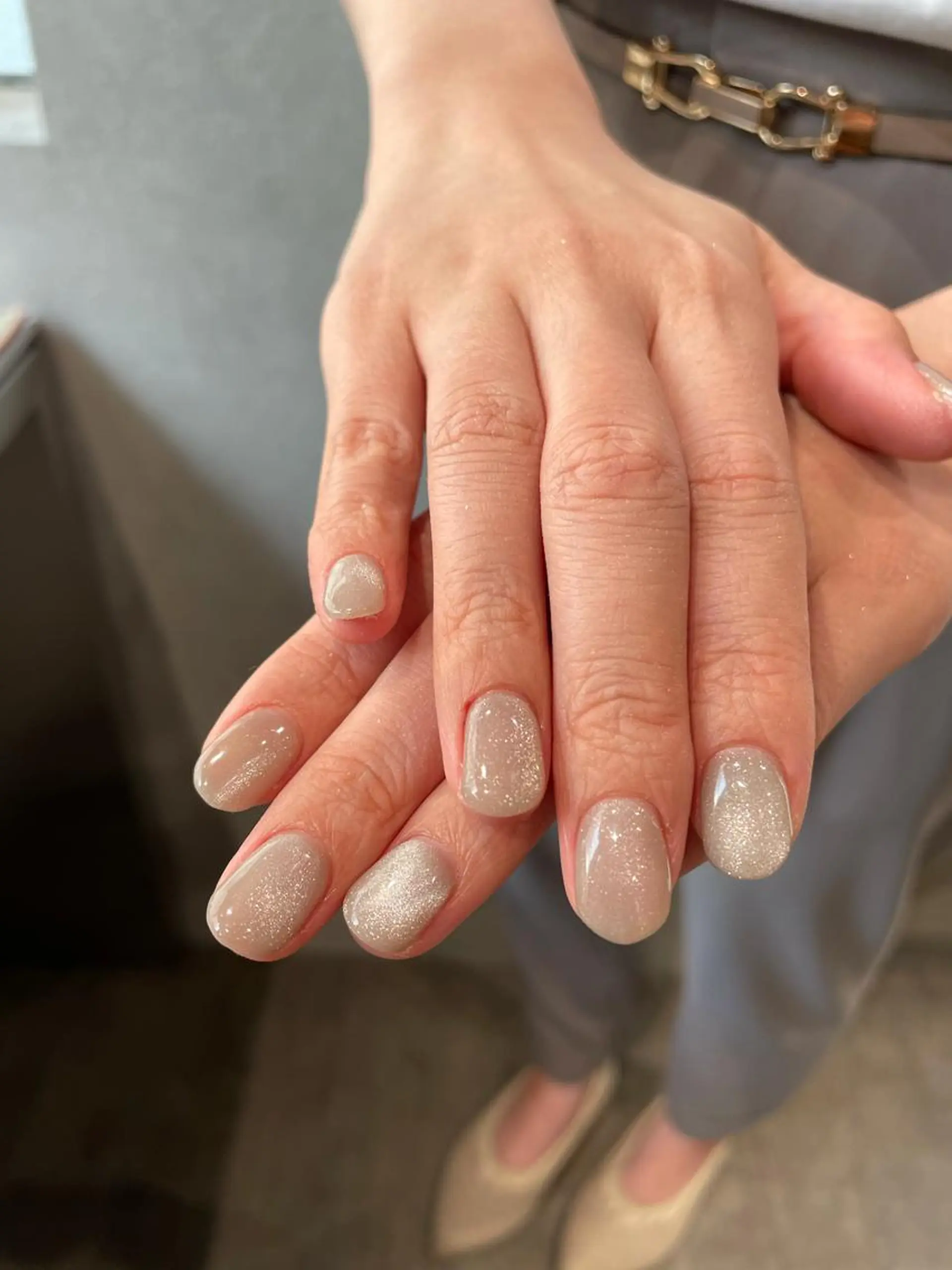 ネイル マグネットネイル ハンドネイル ナチュラル透明感🌱 小山美樹子のヘアスタイル