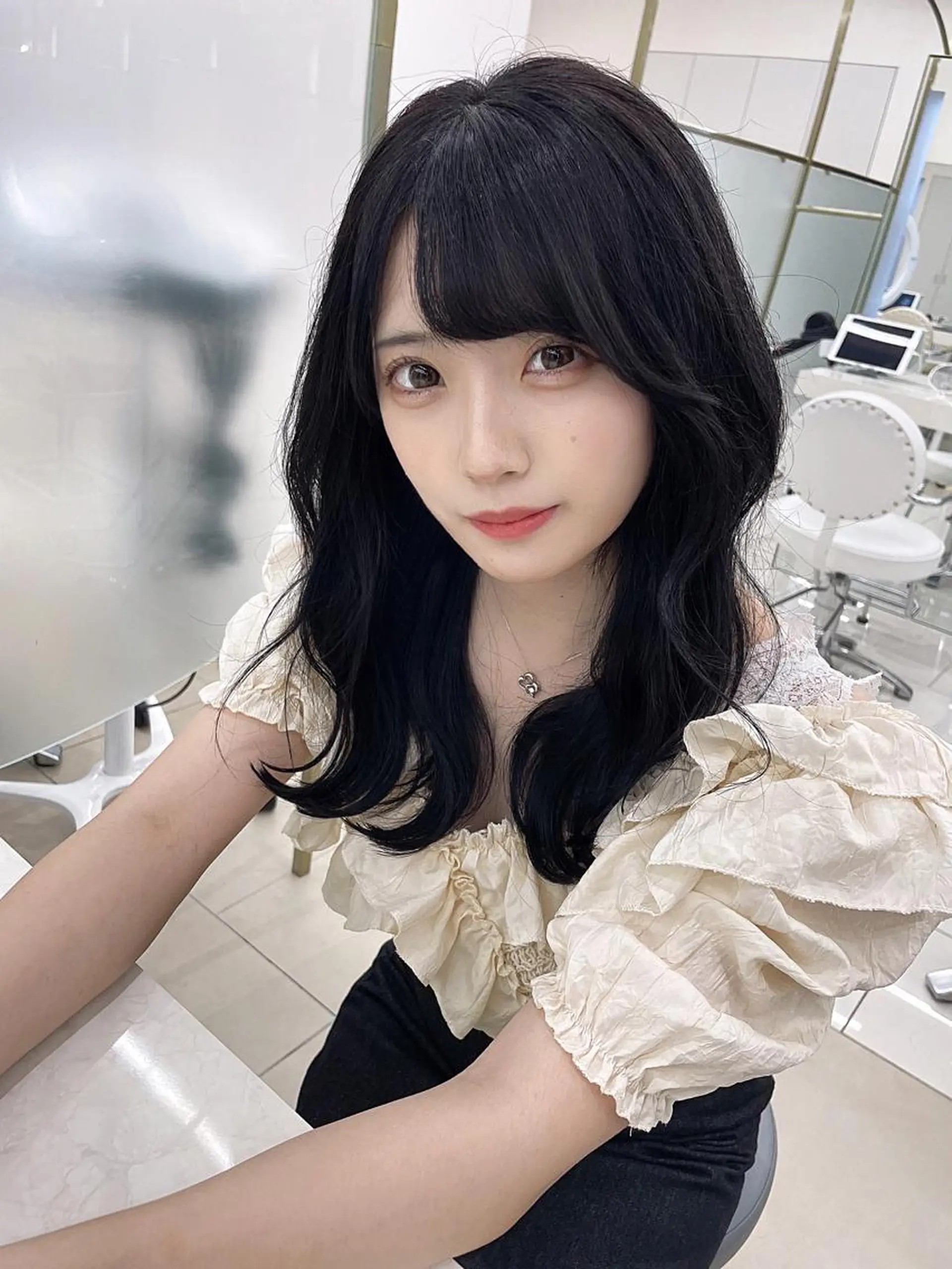 ミディアム カラー COA GINZA 空也/前髪/顔まわりのヘアスタイル