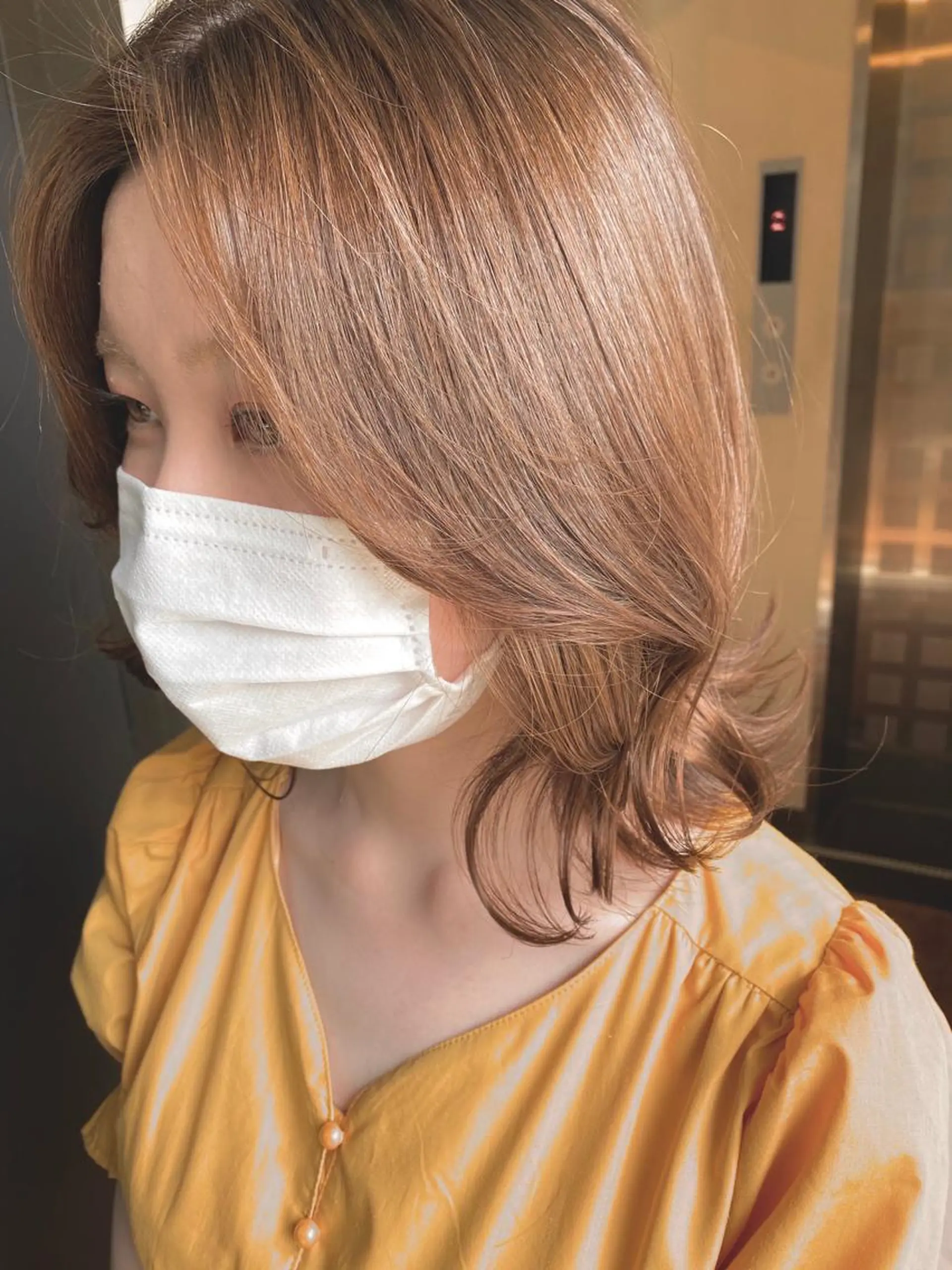 セミロング カラー Fbeauty所属・ブリーチ koheiのヘアスタイル