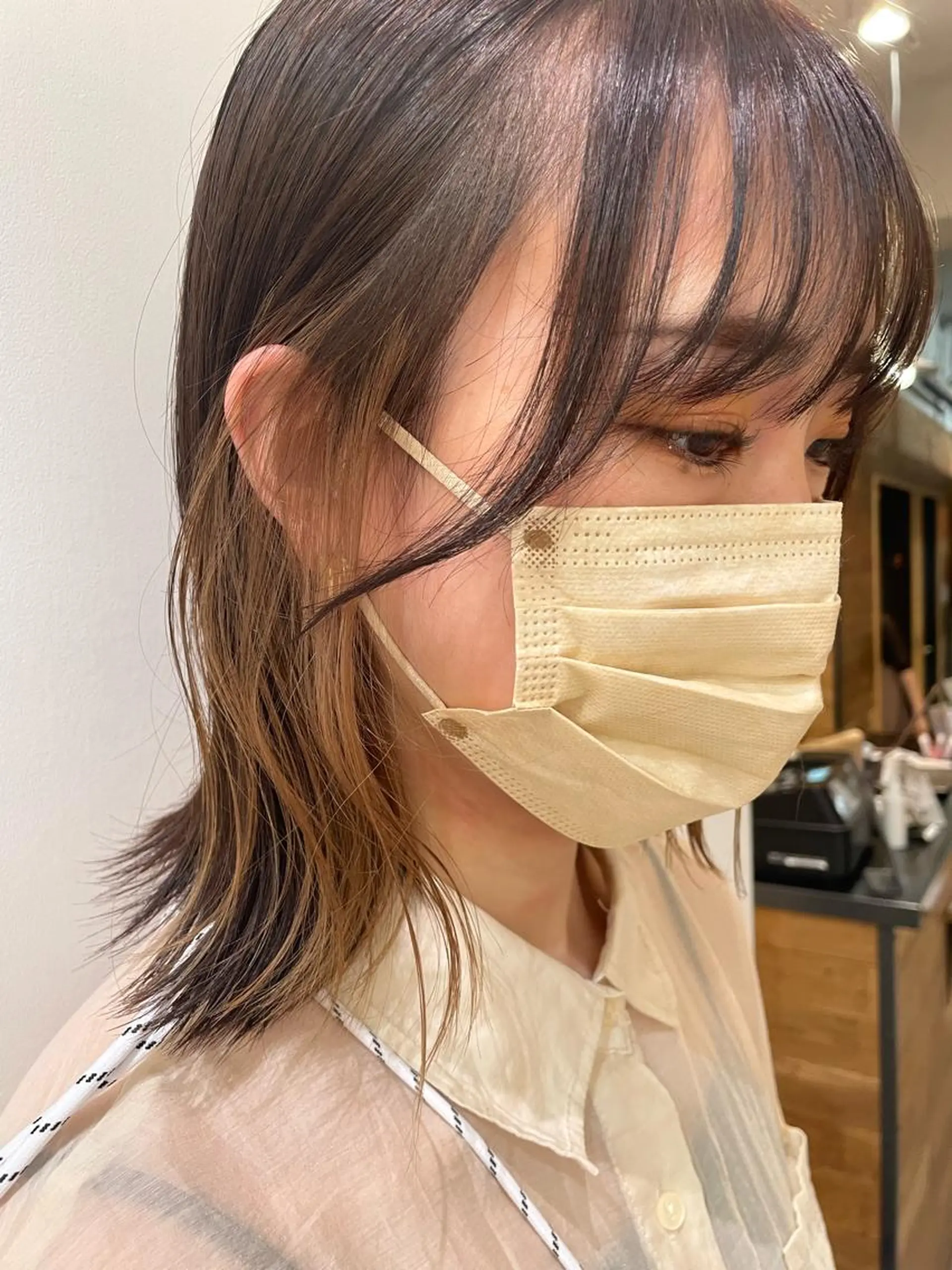 ショート カラー 高梨 菜々のヘアスタイル