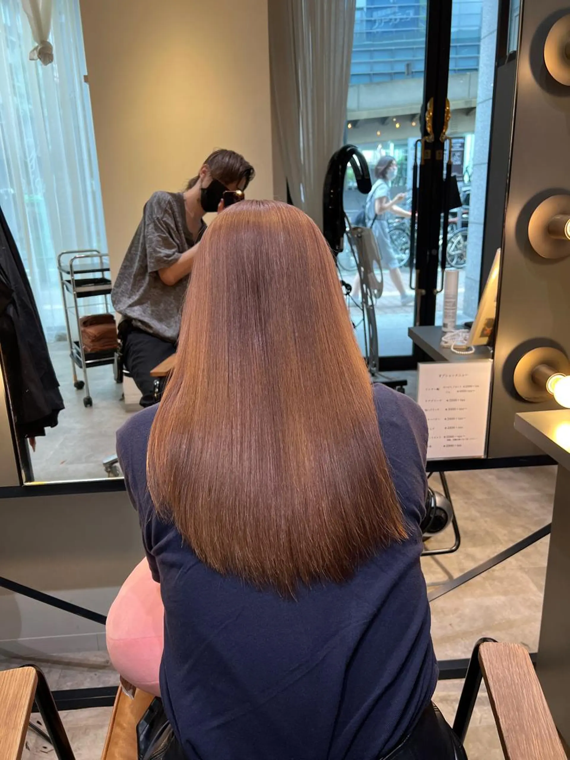 ロング カラー 髪質改善ストレート Kantaのヘアスタイル