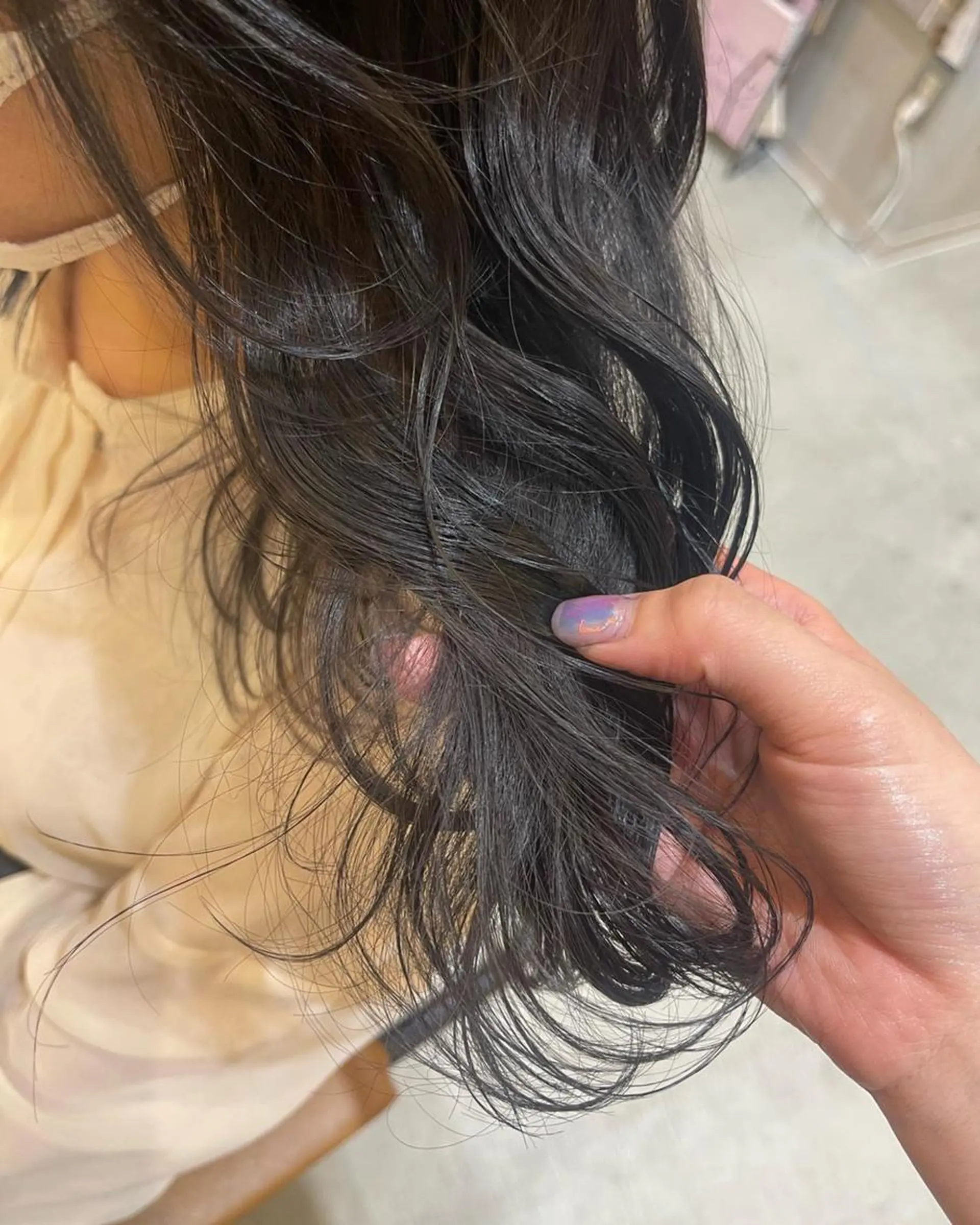 ミディアム カラー ヘアアレンジ グレージュ イルミナカラー インナーカラー ラベンダーカラー ラベンダーグレージュ ❥【韓国風ヘア】 stylist 林❥のエステ・リラクイメージ
