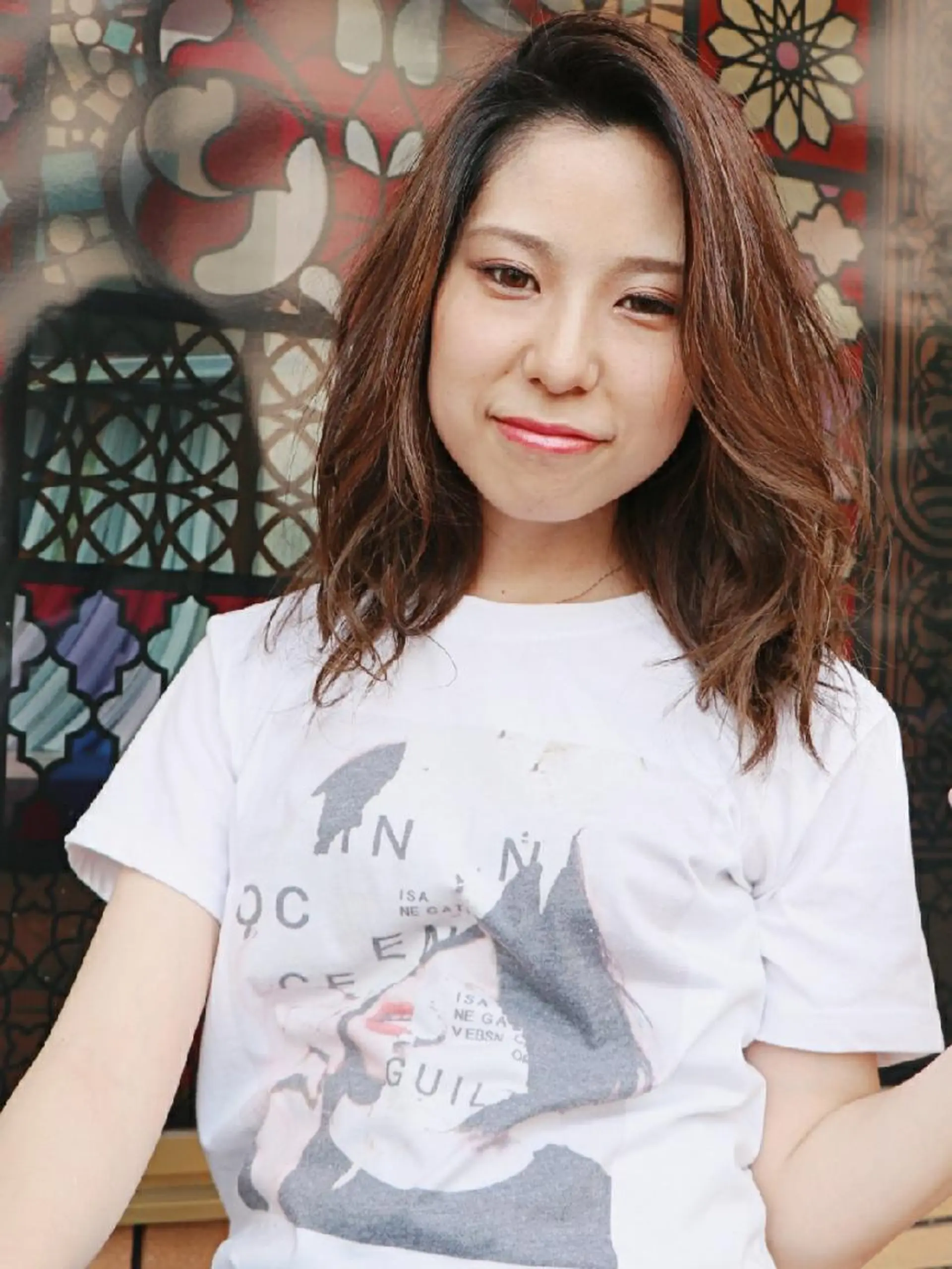 ミディアム カラー LAMP HAIR ランプヘアー所属・徳永 博志のヘアスタイル