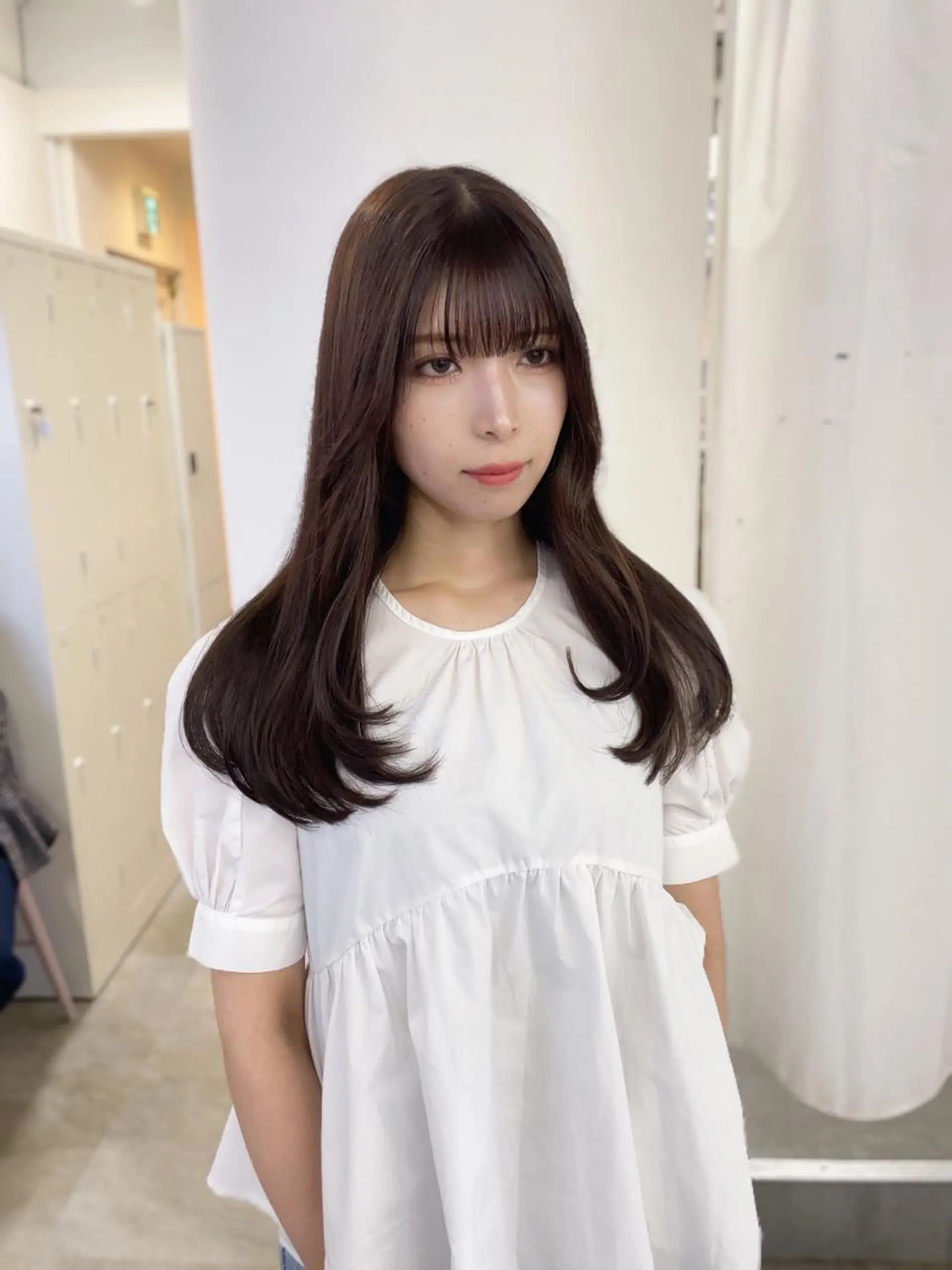 ロング カラー レイヤーカット Hana ♡ marshu梅田のヘアスタイル