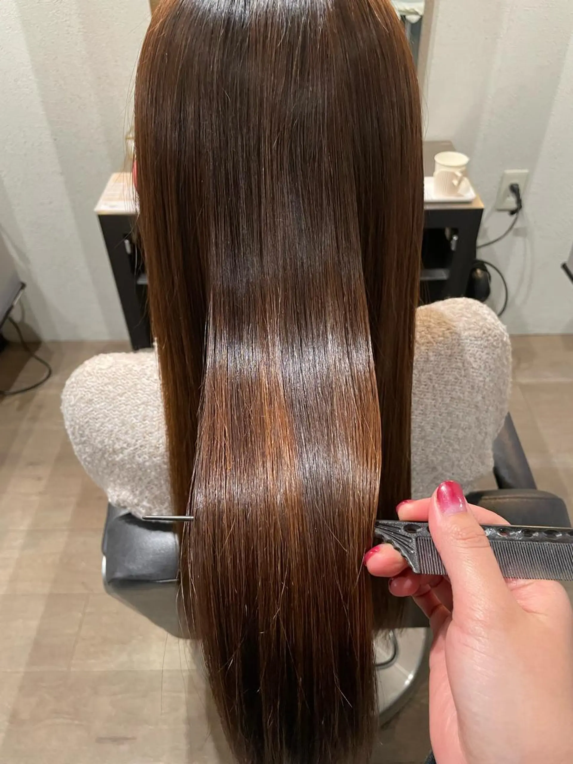 ロング 石川 聖奈のヘアスタイル