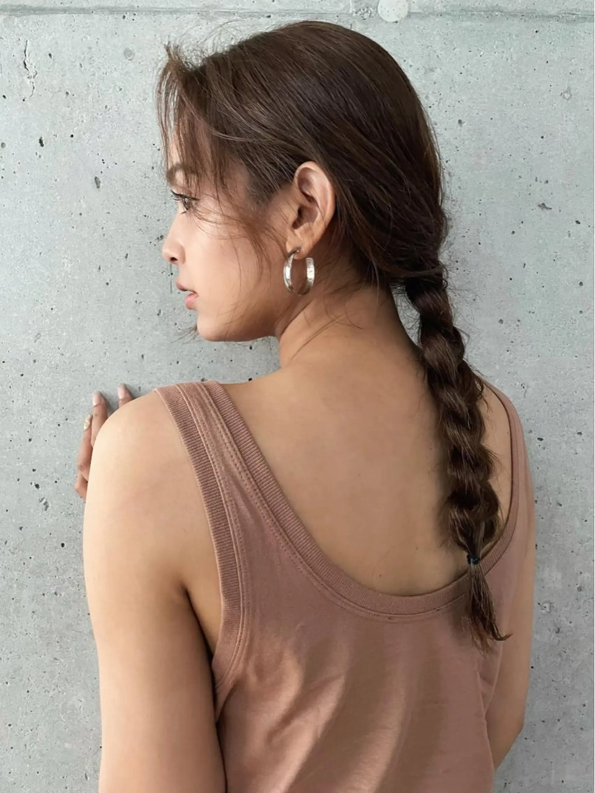 セミロング カラー ヘアアレンジ マツエク・マツパ Miku /ブリーチ/ボブのヘアスタイル