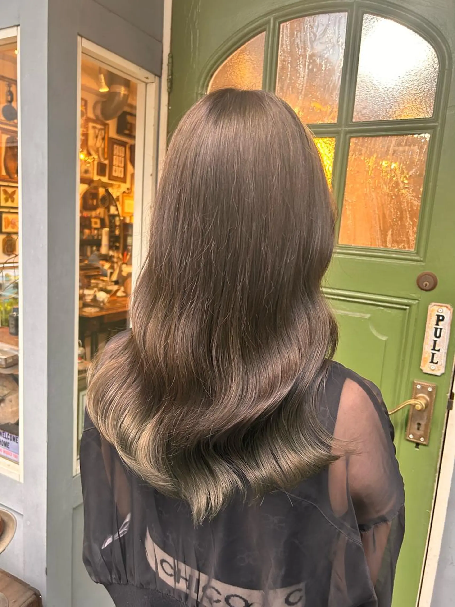 ロング カラー カット ヘアカラー トリートメント ヘッドスパ 清水千優/パーマ/透 明感カラー/メンズのヘアスタイル