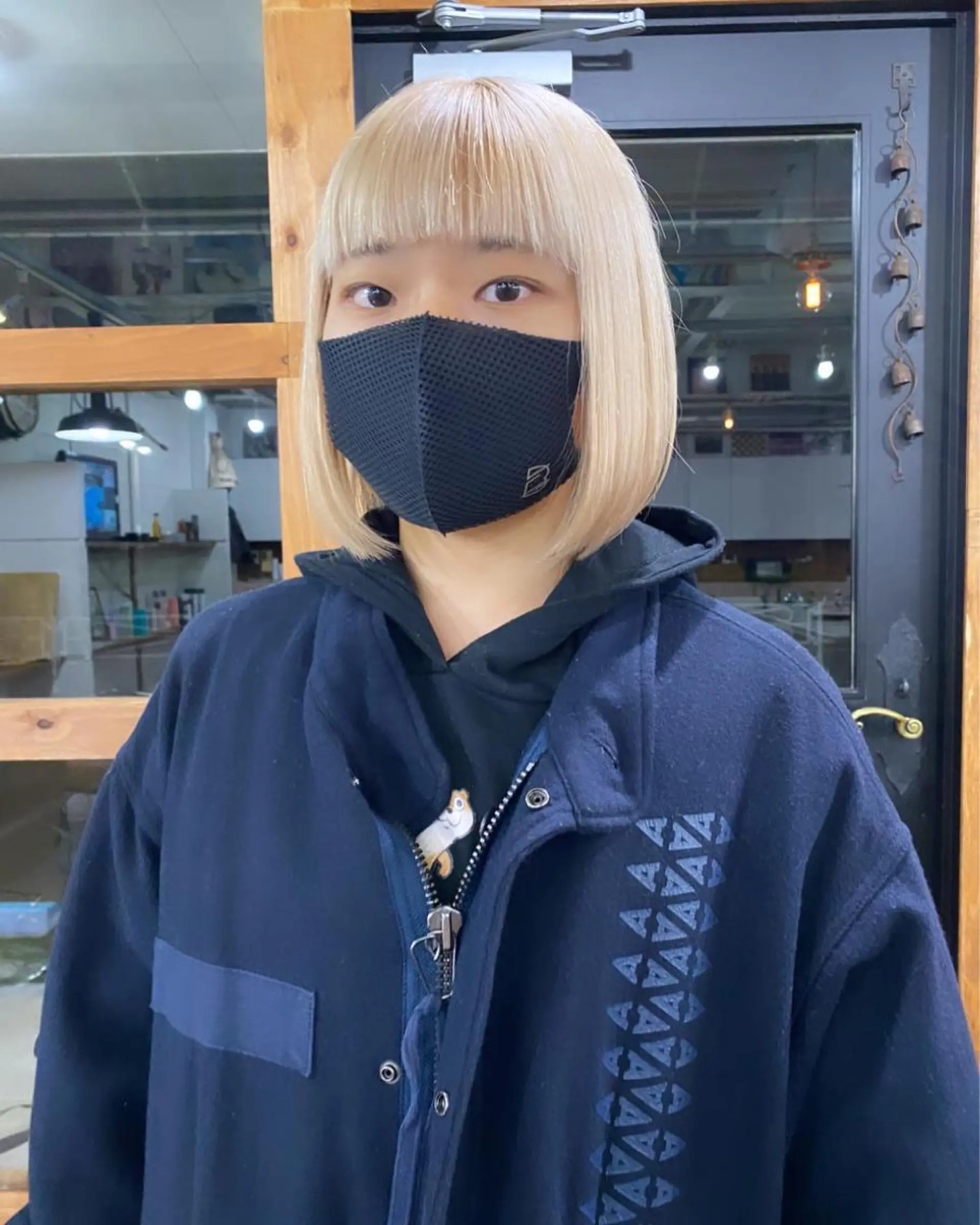 カラー ブリーチ ヘアカラー なぎ🌿.∘[ボブ, ニュアンスカラー]のヘアスタイル