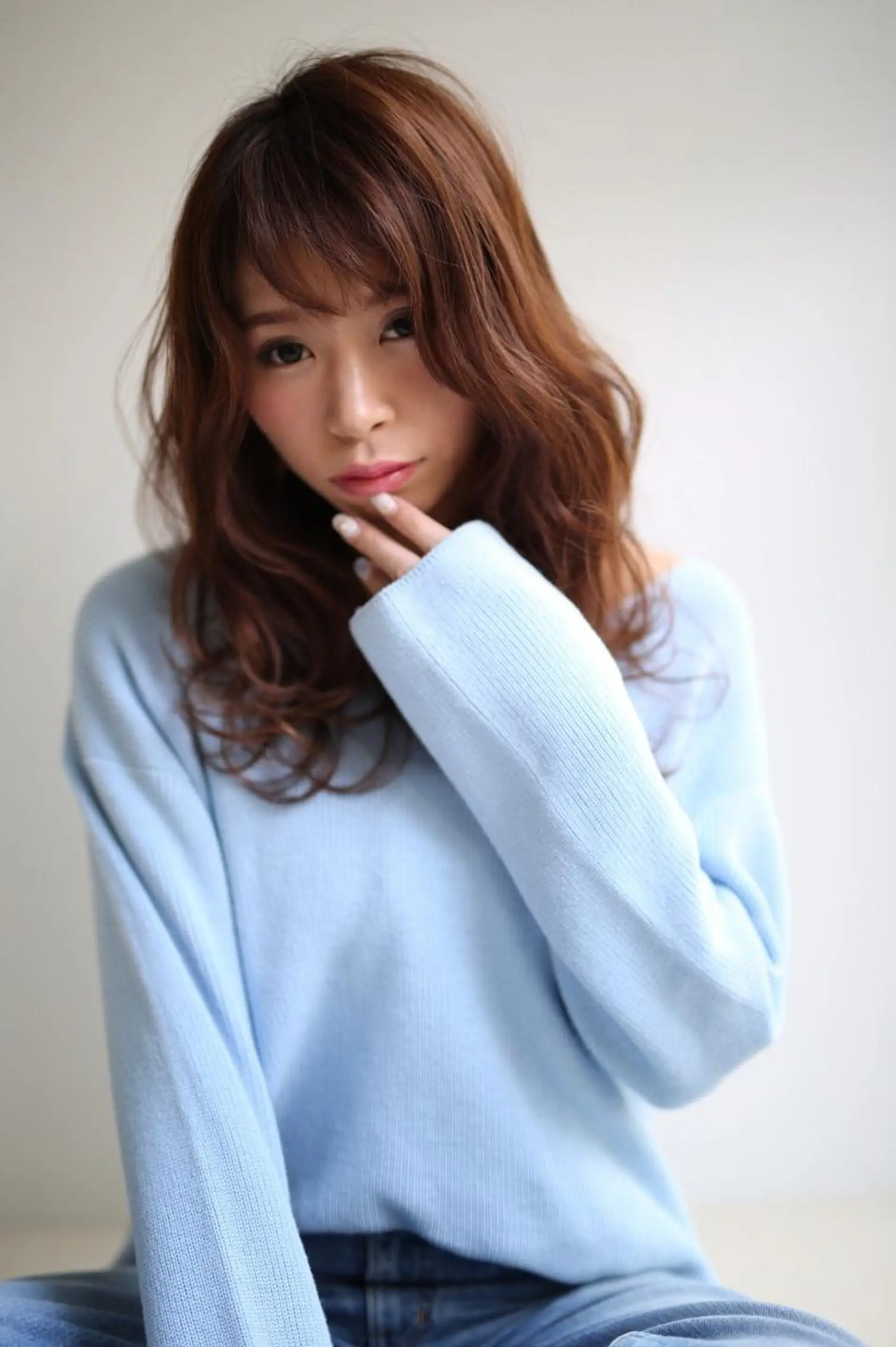 カラー due hair 京都駅前店 MILBON オージュア認定サロン【デューヘアー】所属・ハイトーンブリーチ 土坂 由志【京都】のヘアスタイル