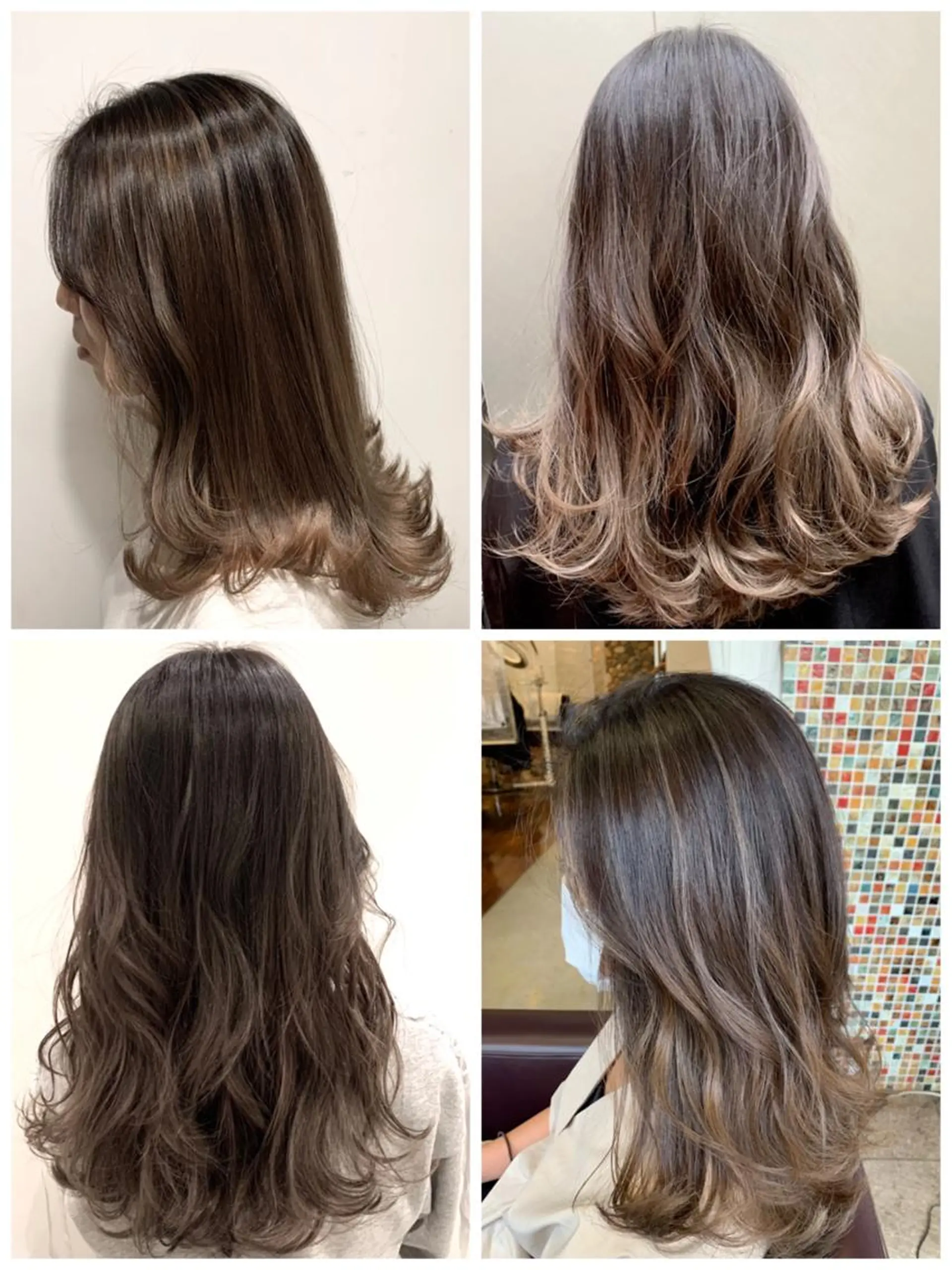 ミディアム カラー グラデーションカラー 【azure横浜】 🧸misaki🌸のヘアスタイル