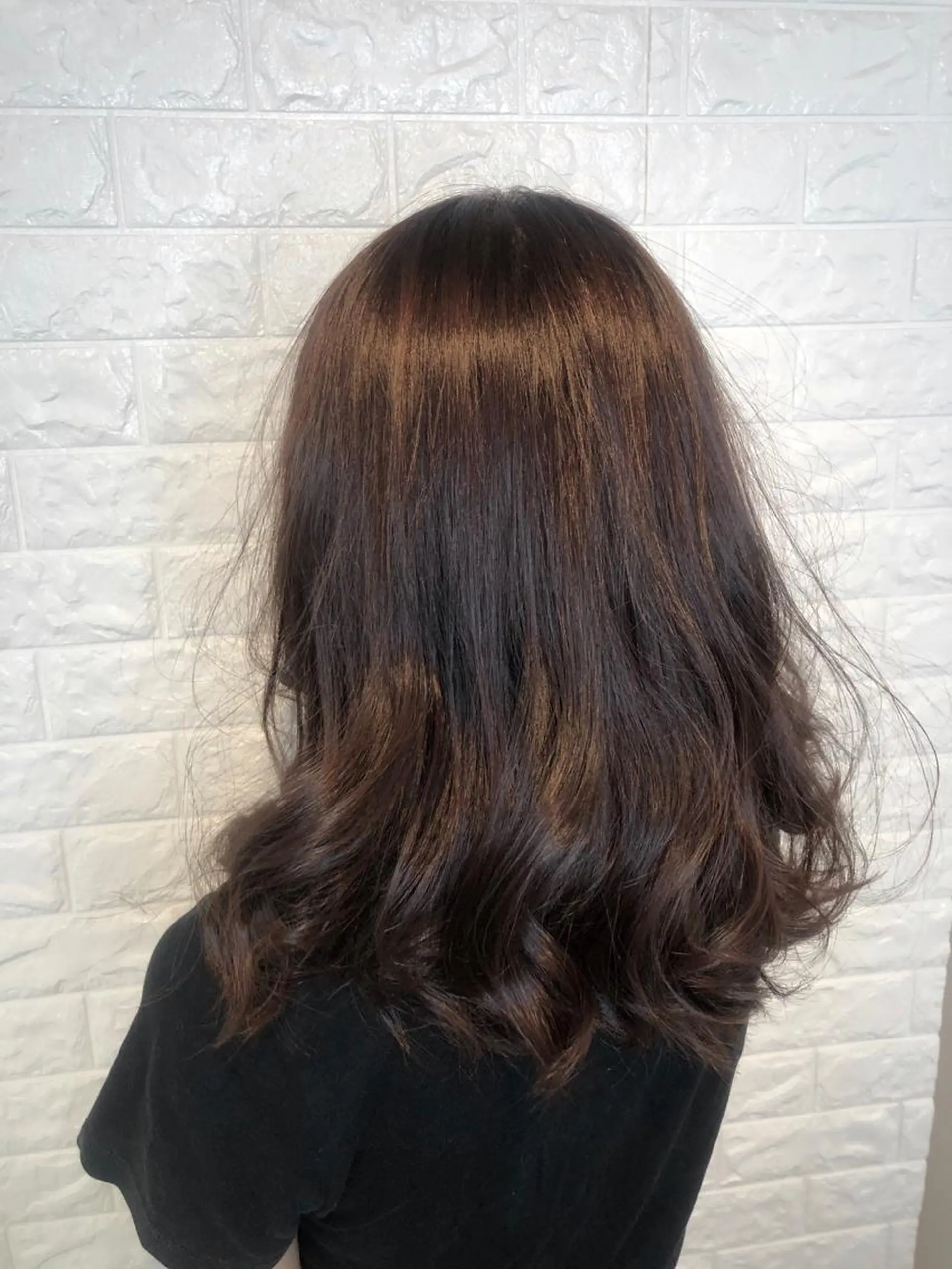 セミロング 縮毛矯正/髪質改善 主税巧一のヘアスタイル