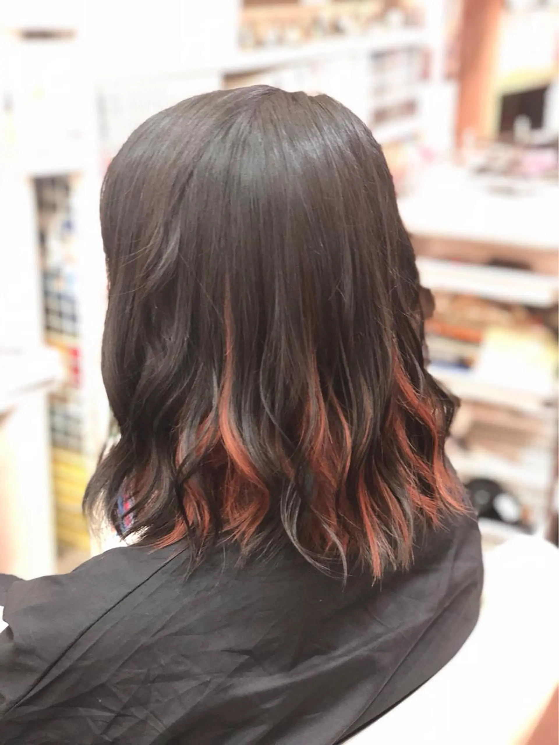 ミディアム カラー ヘアカラー たけい ゆうきのヘアスタイル