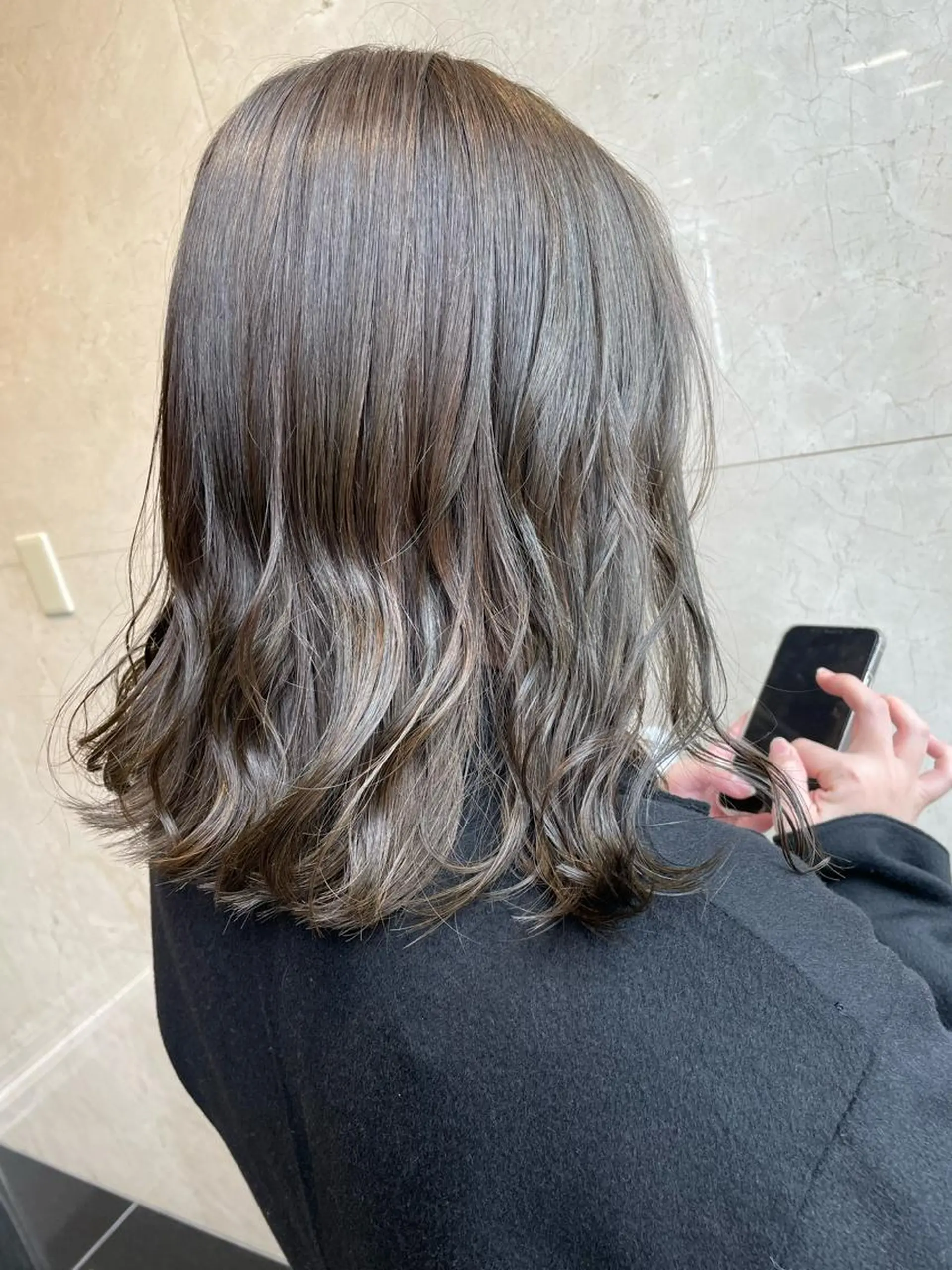 ミディアム カラー 髪質改善美容室Lust所属・美容室Lust💚 嶋崎　鷹のヘアスタイル