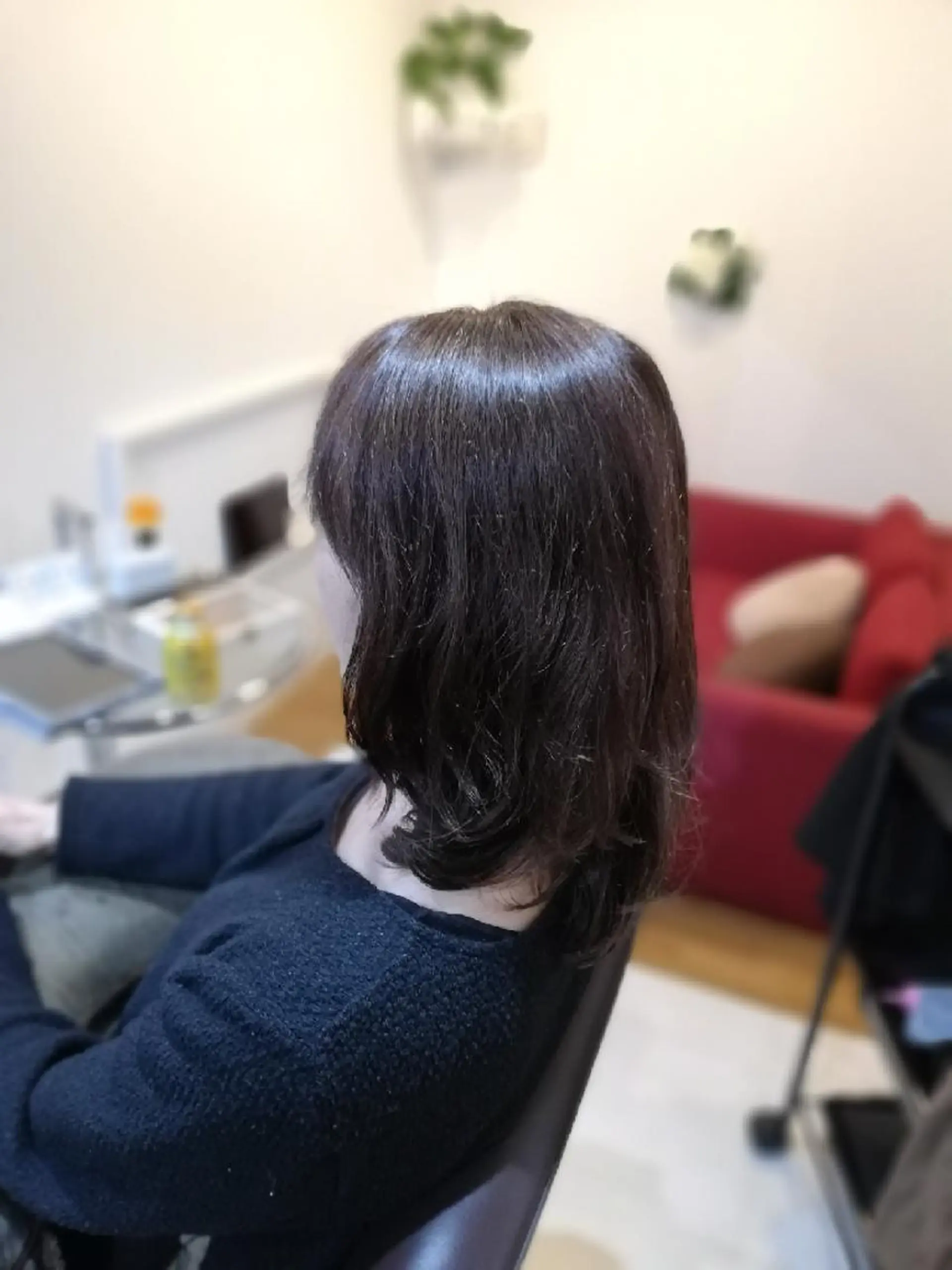 セミロング カラー カット ヘアカラー 北林 弘展のヘアスタイル