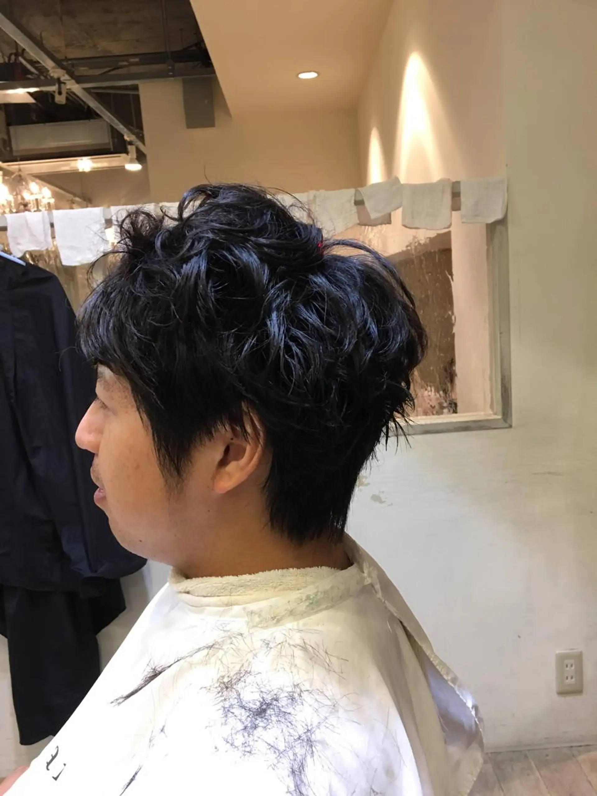 ショート パーマ メンズ 玉邑 美菜のヘアスタイル