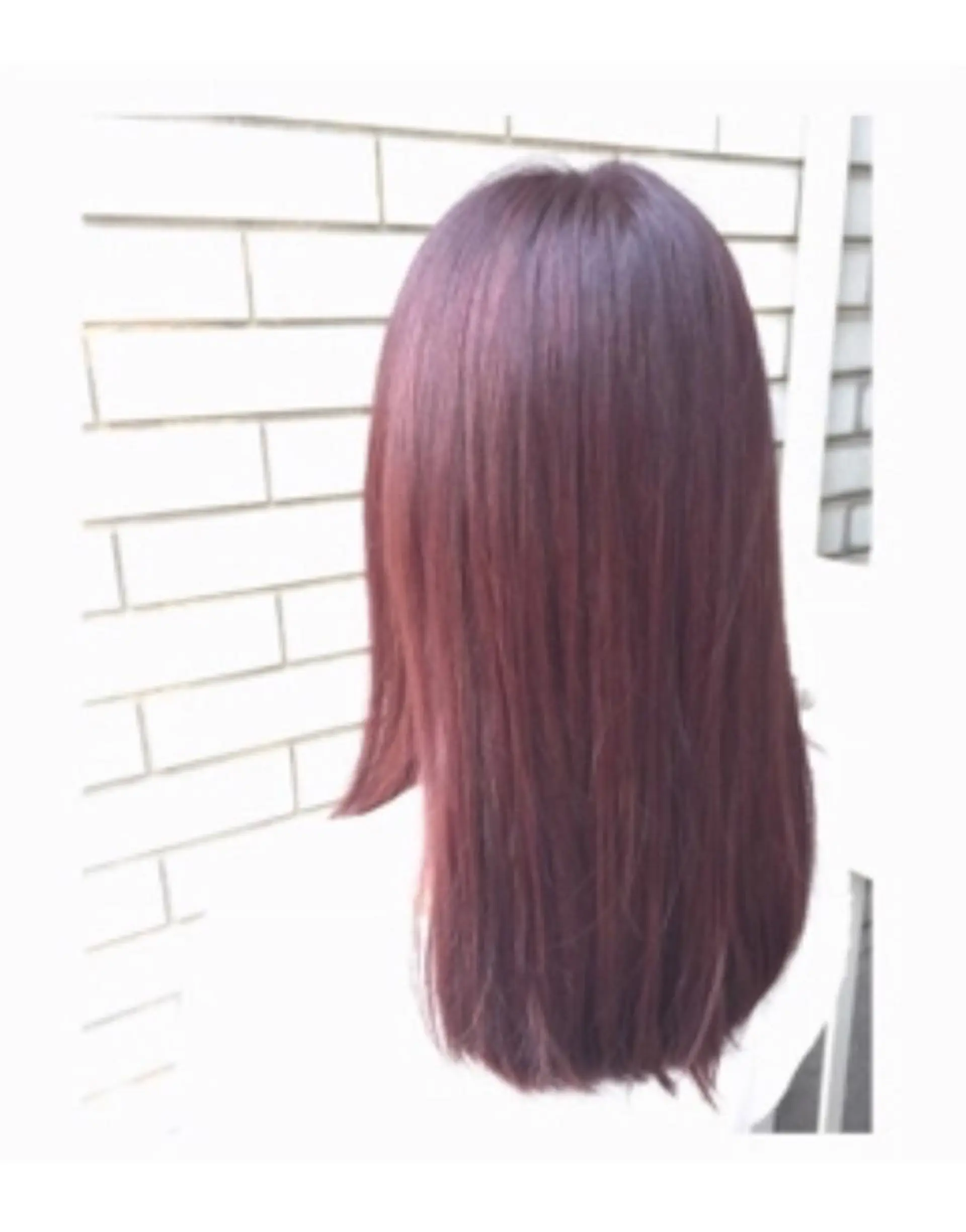 カラー ブリーチ ピンクカラー レッドカラー ヘアカラー トリートメント 透明感カラー 松田晃代のヘアスタイル