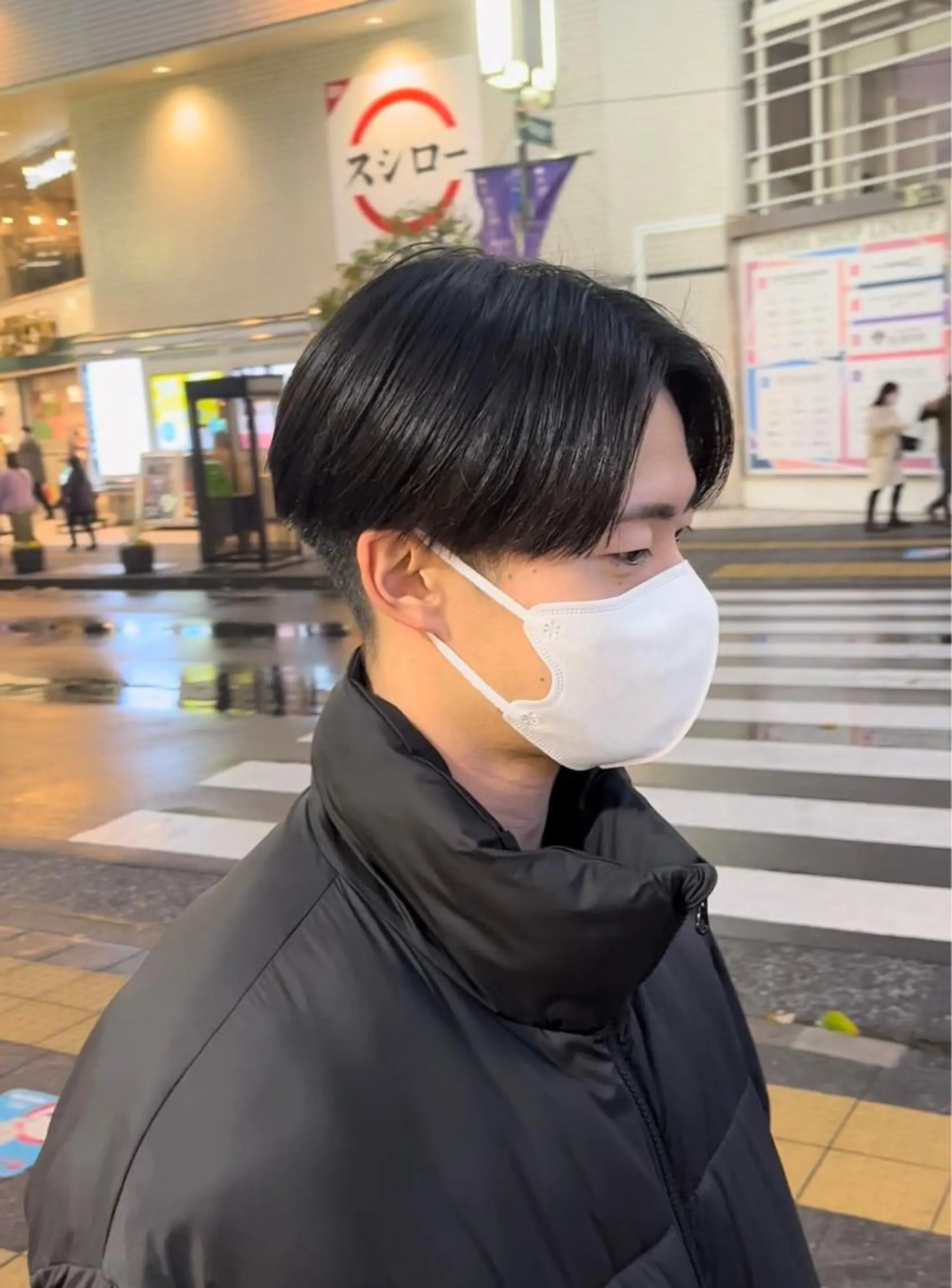 メンズ センターパート 【メンズ特化】 寺田遥輝のヘアスタイル